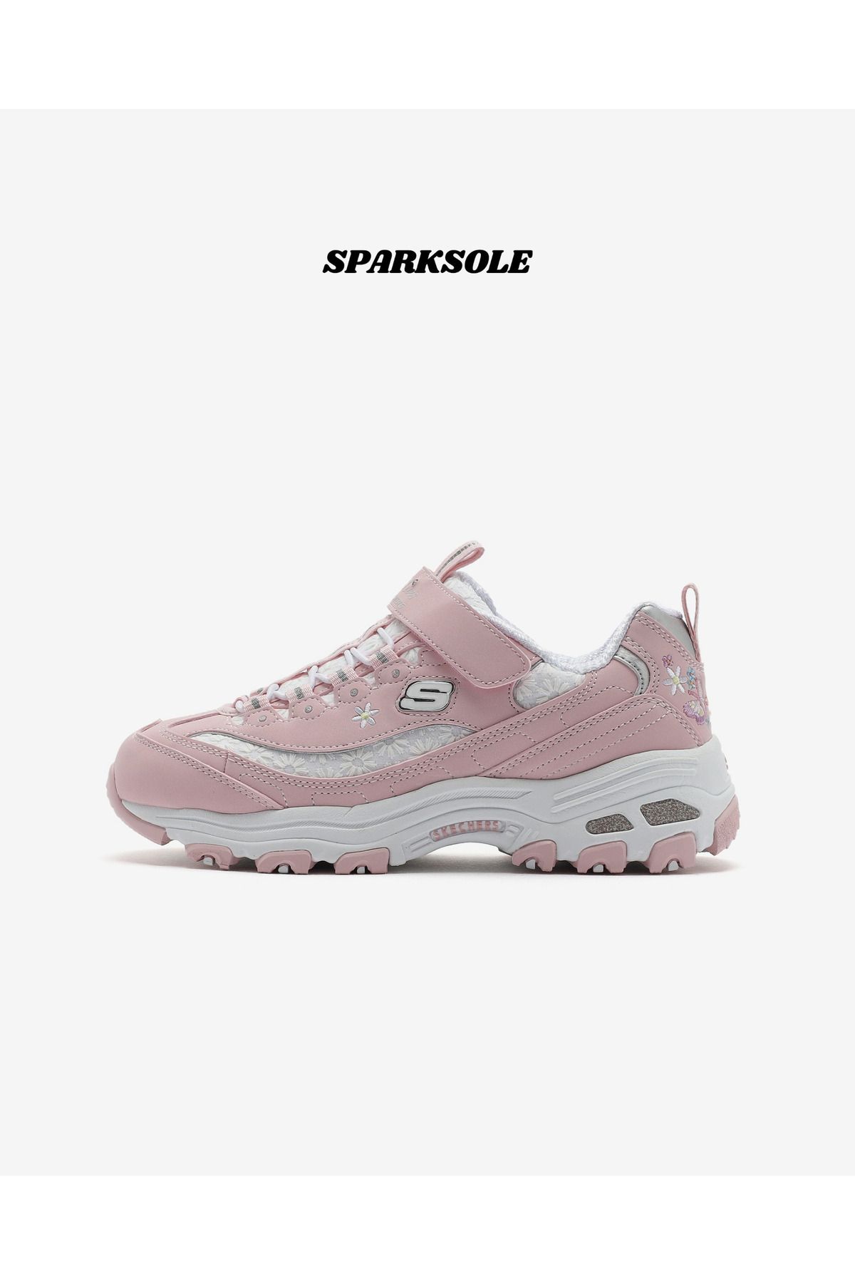 SKECHERS D'lites 302540L-LTPK Büyük Kız Çocuk Açık Pembe Sneakers -SPARKSOLE