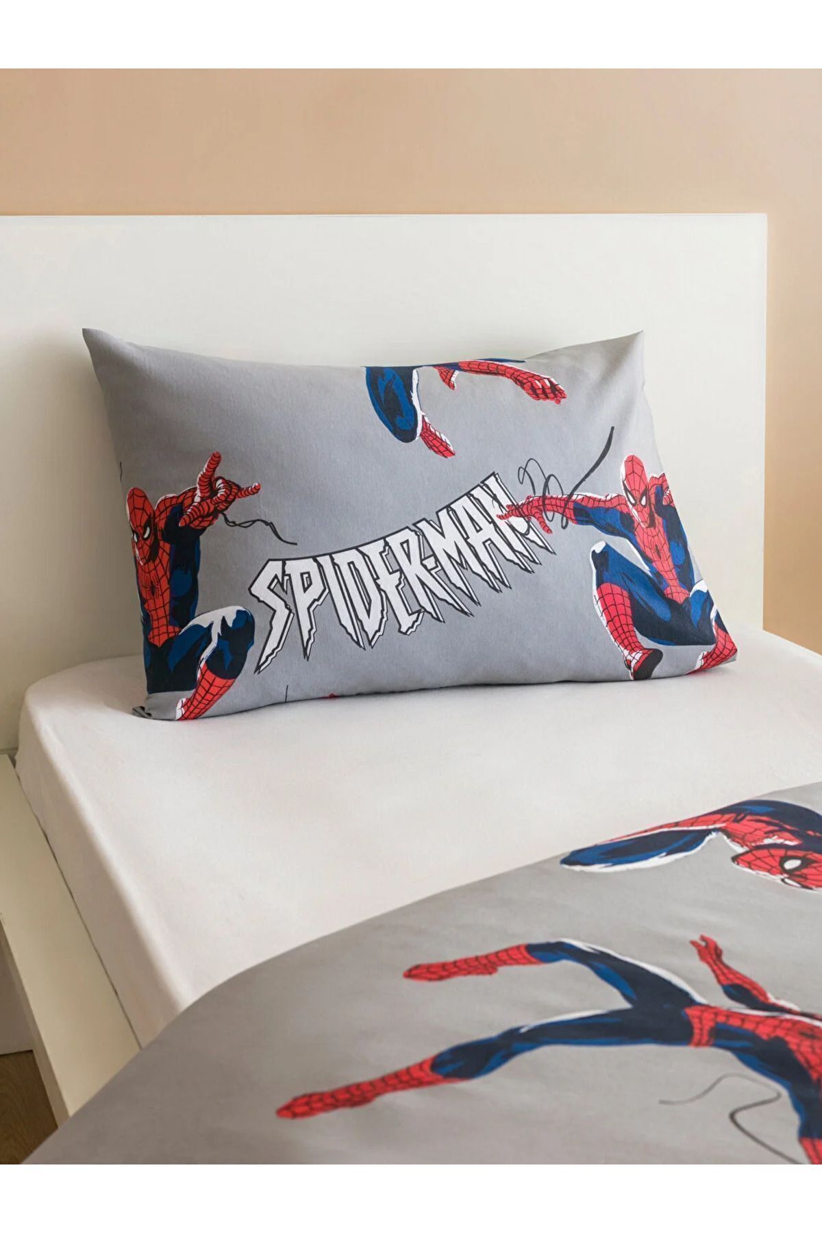 LC Waikiki-LCW HOME Spiderman Printed - Single Child Duvet Cover Set 3