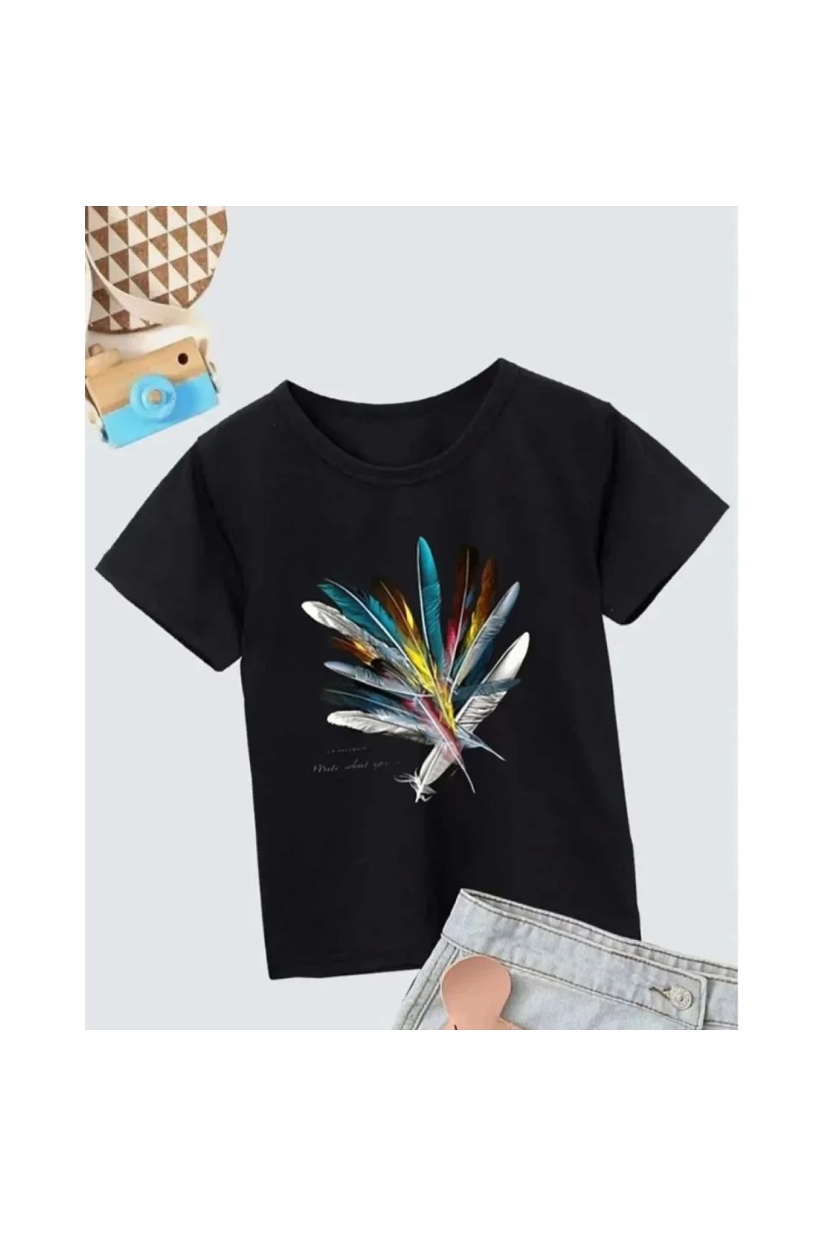 Narnuga Kız Çocuk Baskılı TShirt