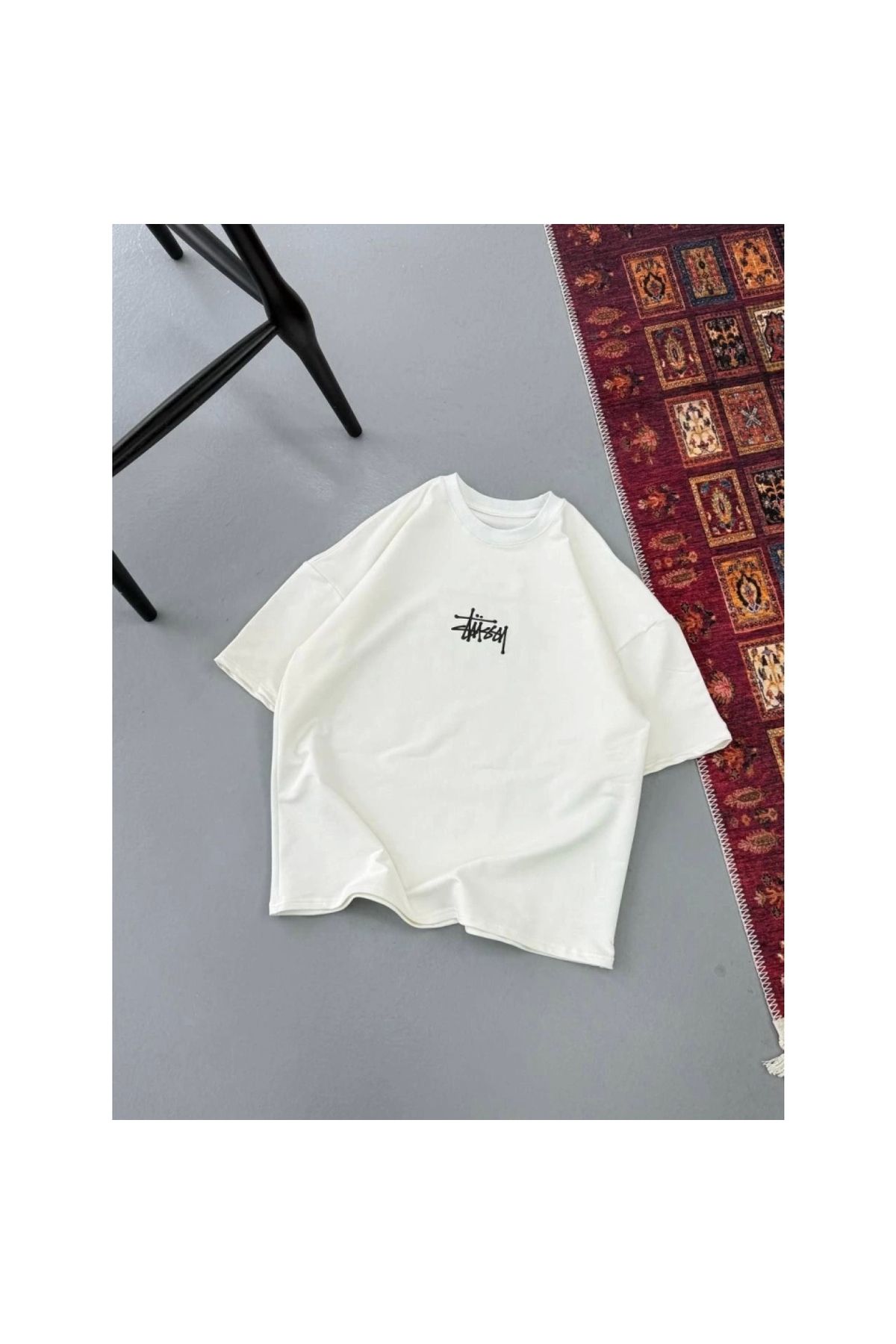 Narnuga MARSiLYAN- Erkek Baskılı Oversize Tshirt
