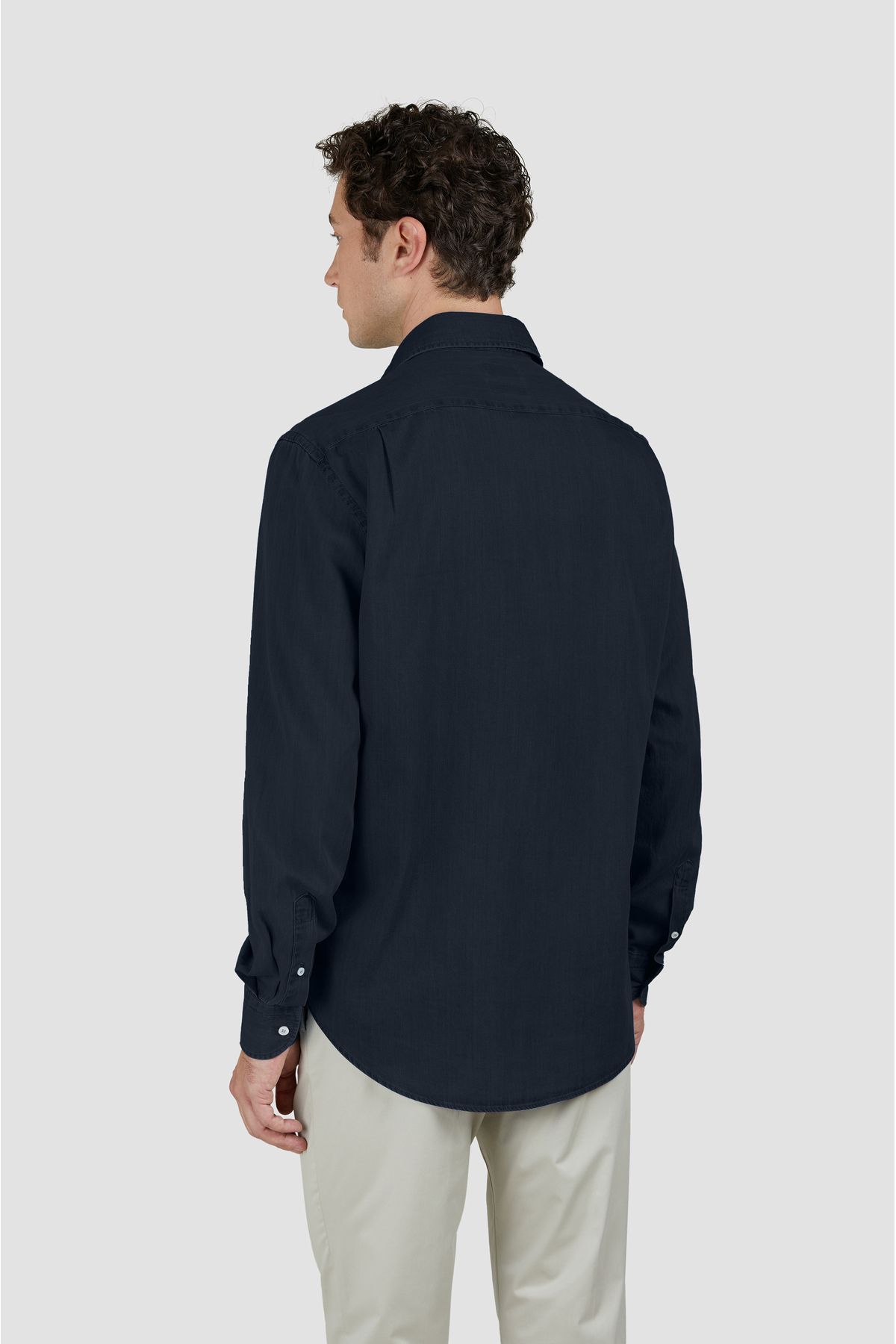 PAUL&SHARK-Men's Regular Fit 100% Cotton Green Navy Blue Shirt 25413160 Cf-J03 2