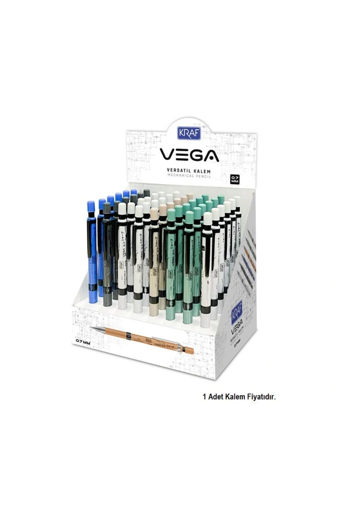 KRAF MP-115 VEGA VERSATİL KALEM 0.7 - TEKLİ - Fiyatı, Yorumları