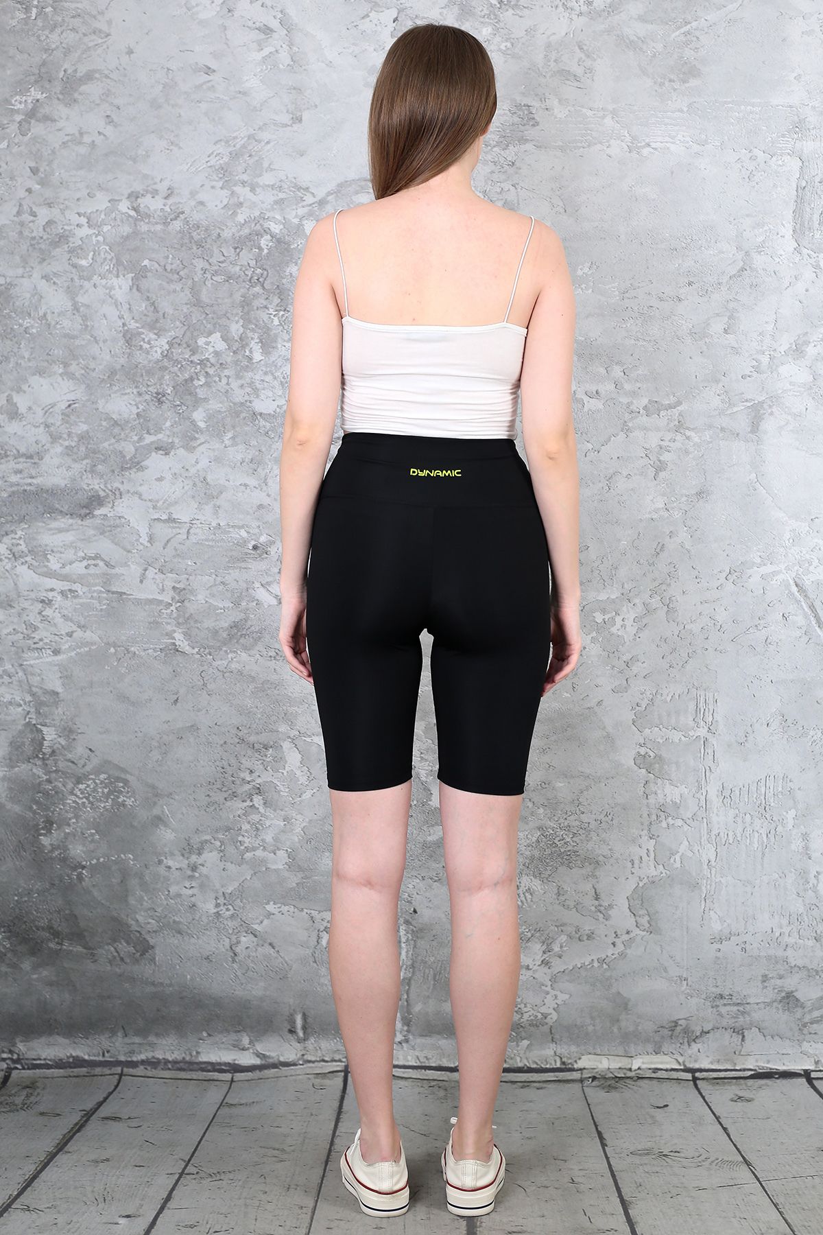 DynamicLeggings-High Waist Threaded Reflector Printed Dyn2422 2