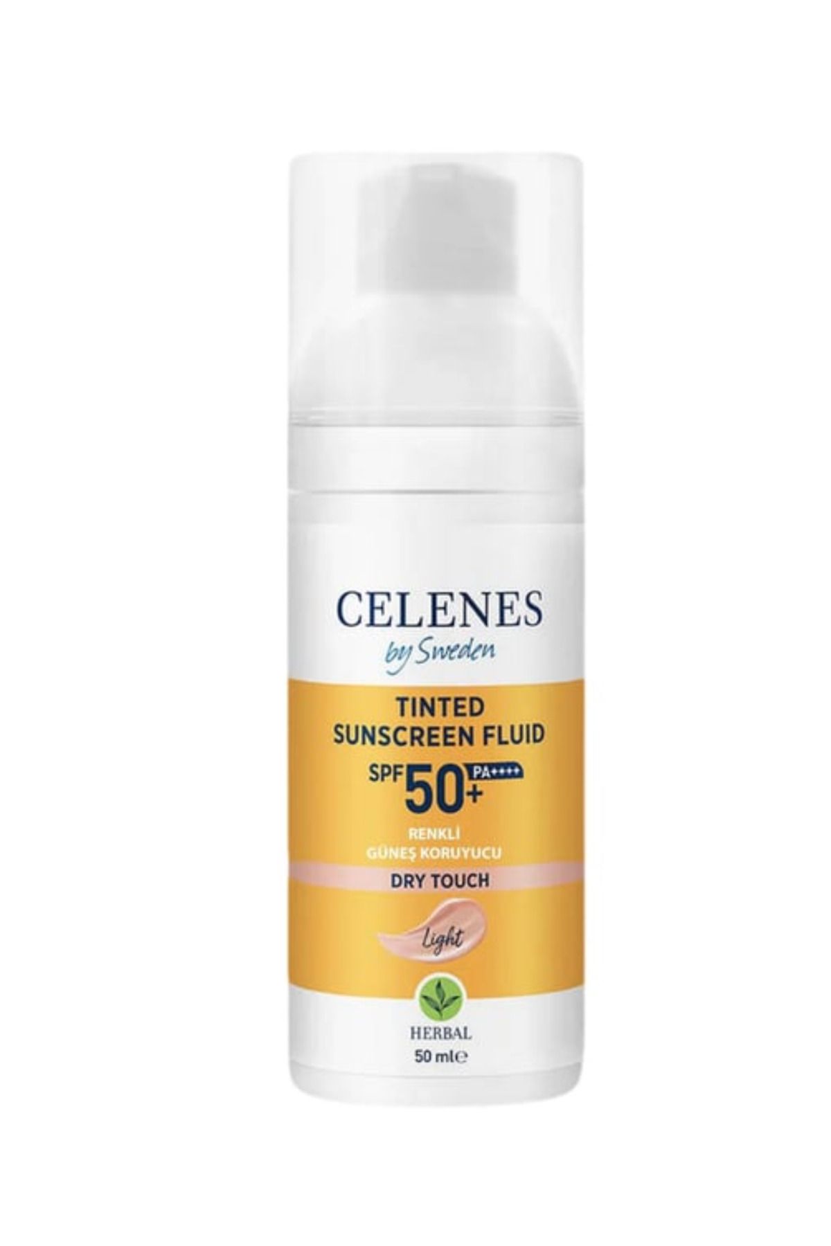 Celenes 50+Spf Renkli Güneş Koruyucu 50ML