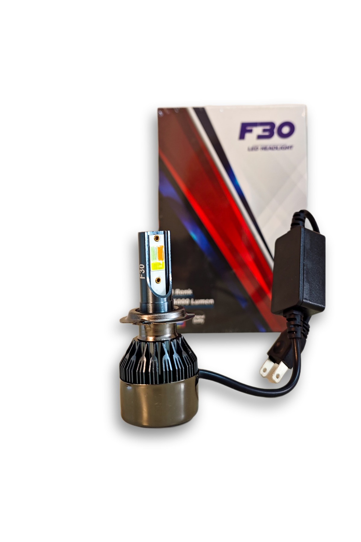 Özgü Otomotiv F30 3 Renk H7 LED Xenon Limon Sarı Buz Mavi Beyaz (Çakarlı) 12V 15000 Lümen