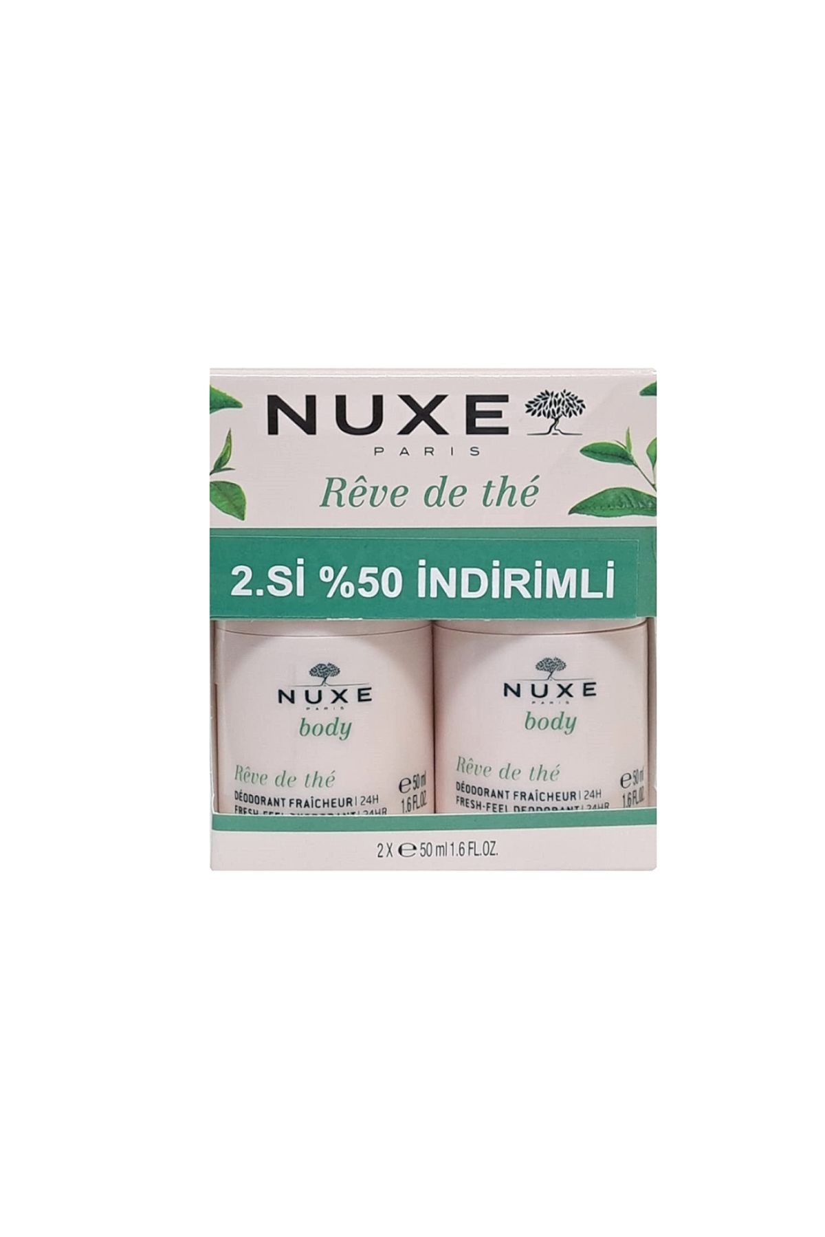 Nuxe Body Reve De The Deodorant 2x50 ml