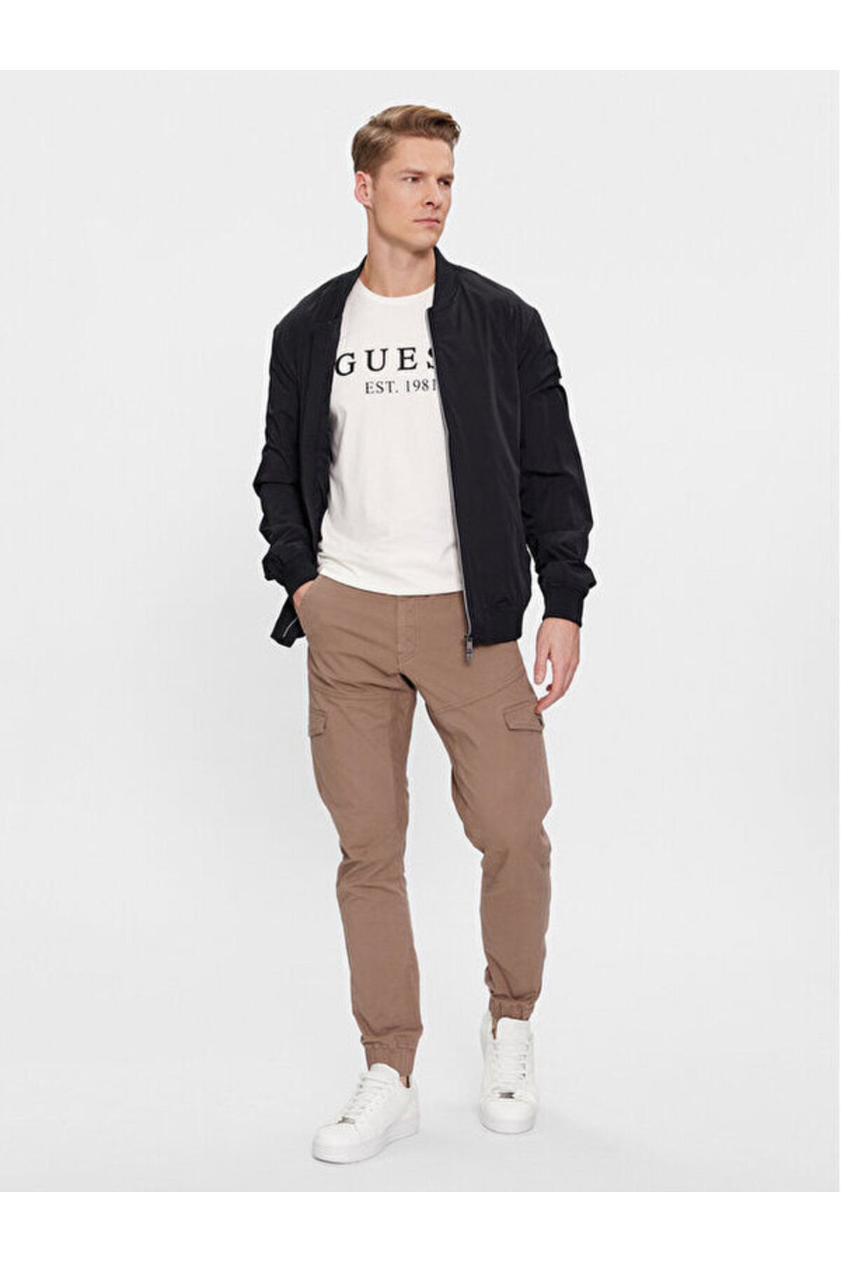 Guess-Jersey Pánské tričko Regular Fit 2