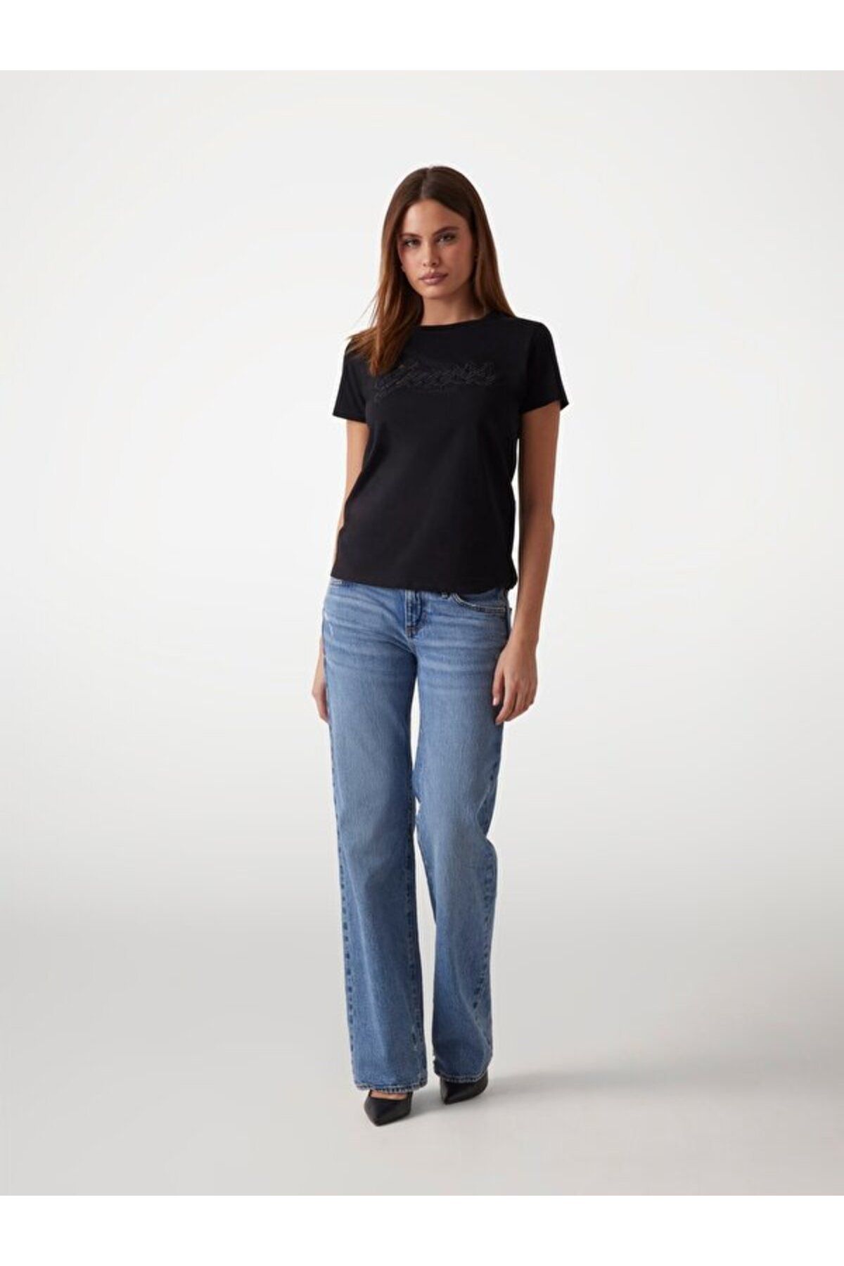 Guess-Tricou pentru femei Ss Script 2