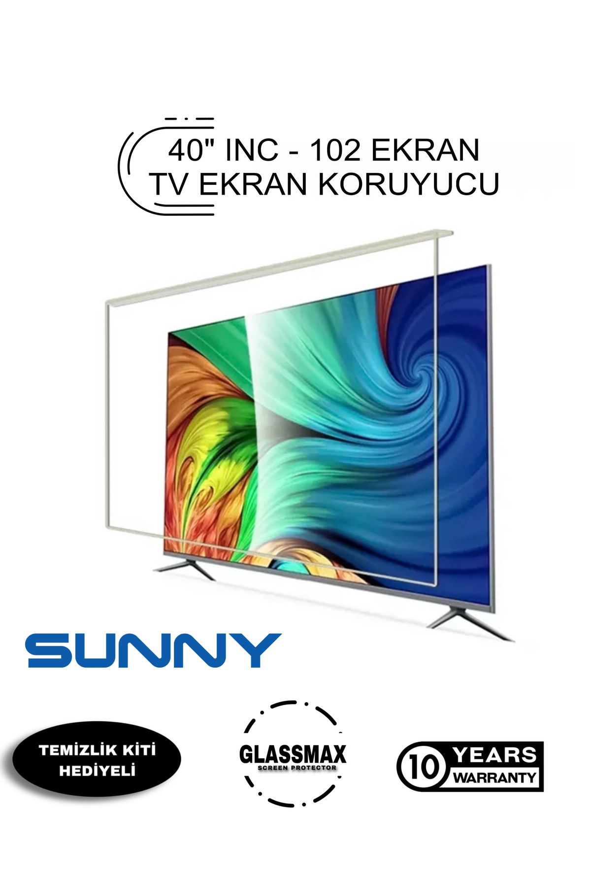 Glassmax Sunny 40S5000 Uyumlu 40" Inç 102 Ekran Tv Ekran Koruyucu