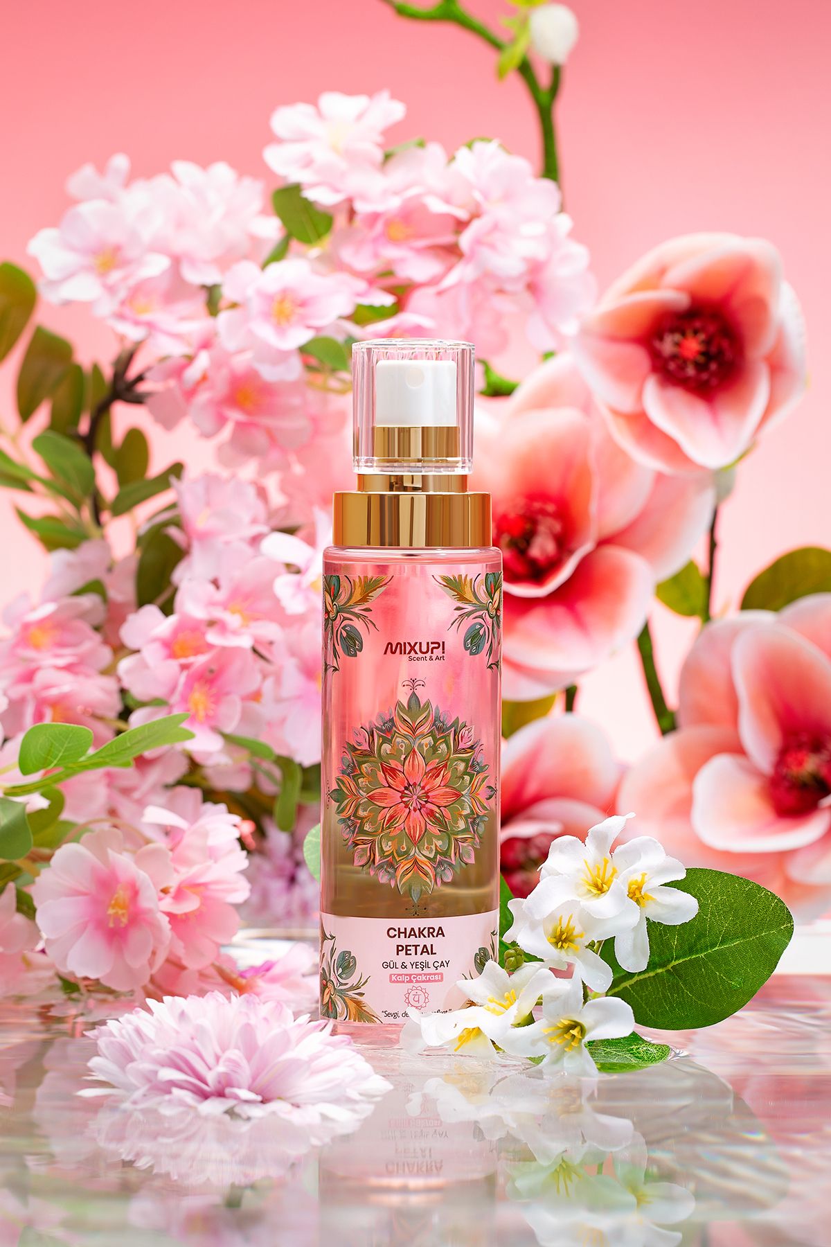 Mixup ! Body Mist Chakra Petal | Gül & Yeşil Çay Vücut Spreyi 200 ml