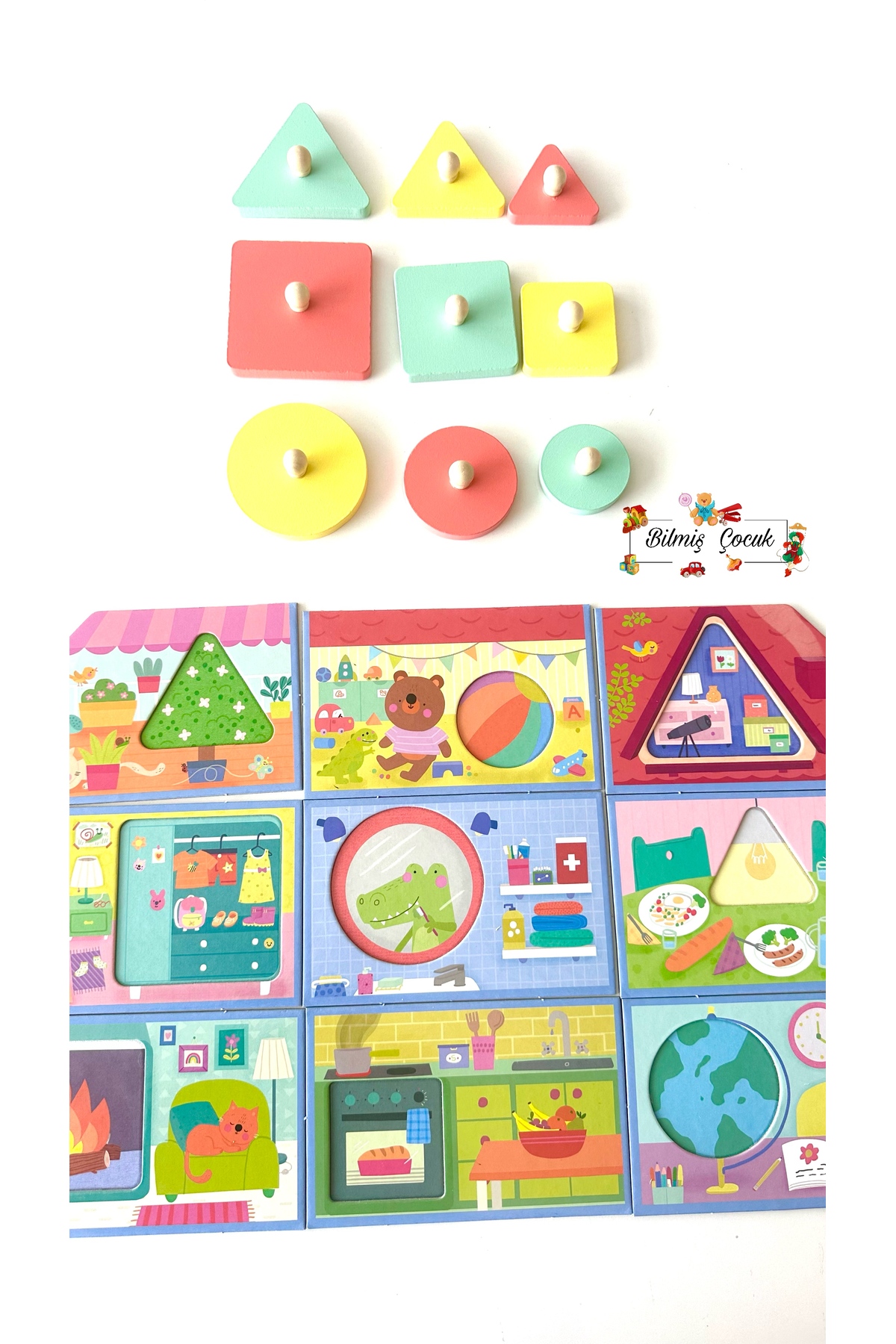 BİLMİŞ ÇOCUK Headu Progressive Babies Montessori Puzzle- Gelişen Bebekler Ahşap Parçalı ( 1 - 3 Yaş ) fotoğrafı 6 (önizleme)