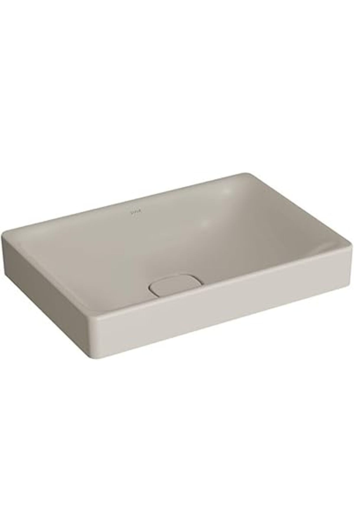 karadağsb Vitra Metropole 7535B020-1398 Dikdörtgen Çanak Lavabo, 60Cm, Taupe