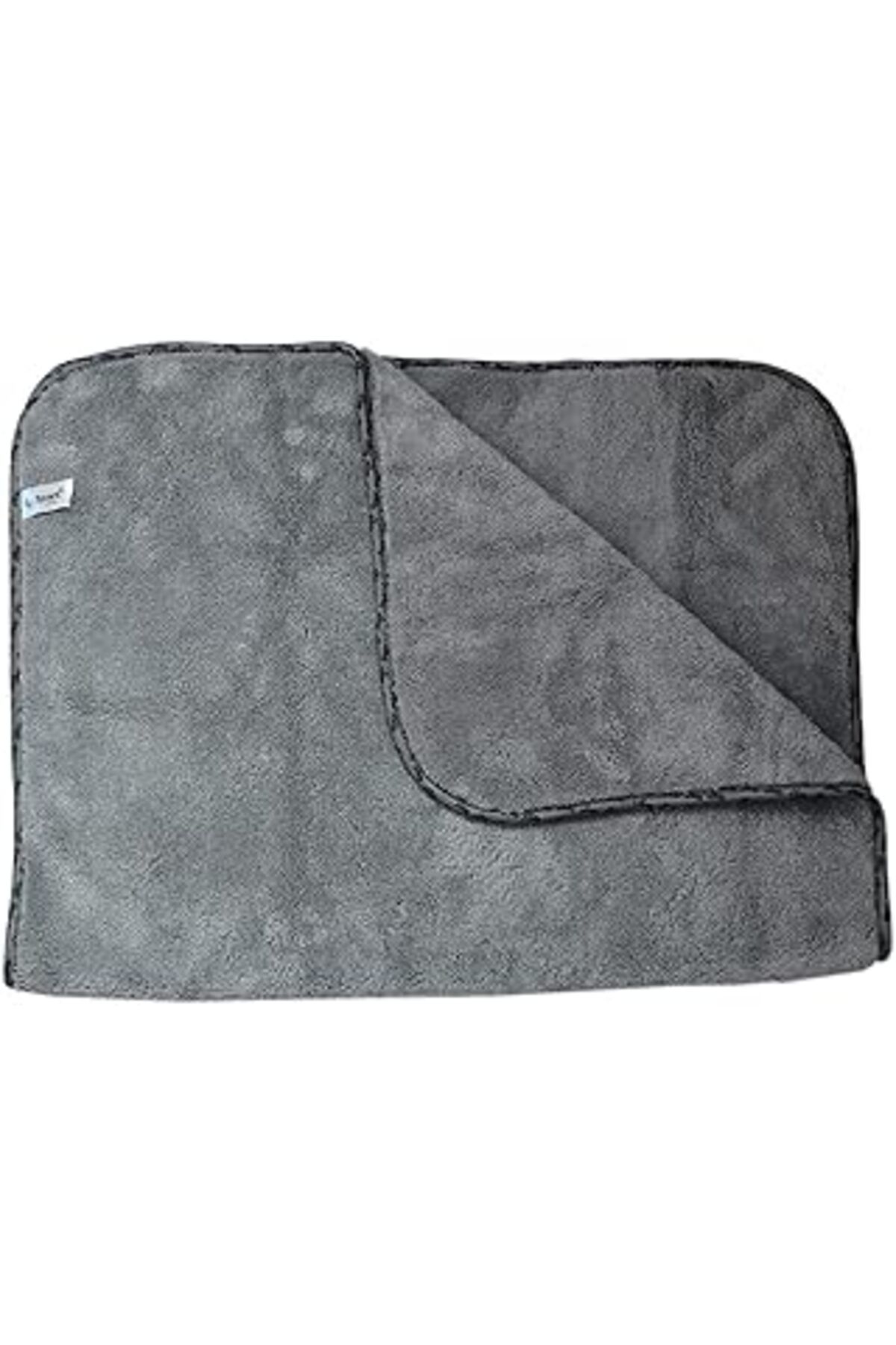 NETWORK ART Spark 2316 Mikrofiber Peluş Oto Kurulama ve Temizlik Bezi Büyük Boy 60x90 cm. GRİ