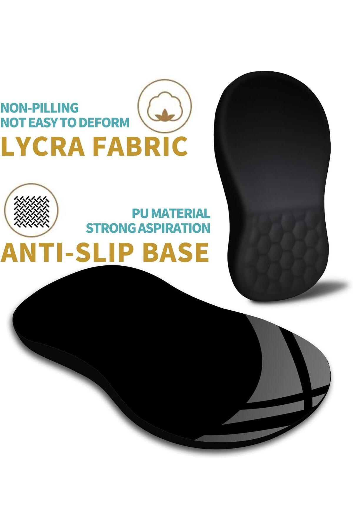 erorex-Ergonomic Mouse Pad Wrist Support With Massage Design Wrist Rest Pain Relief Mousepad With Memory 6