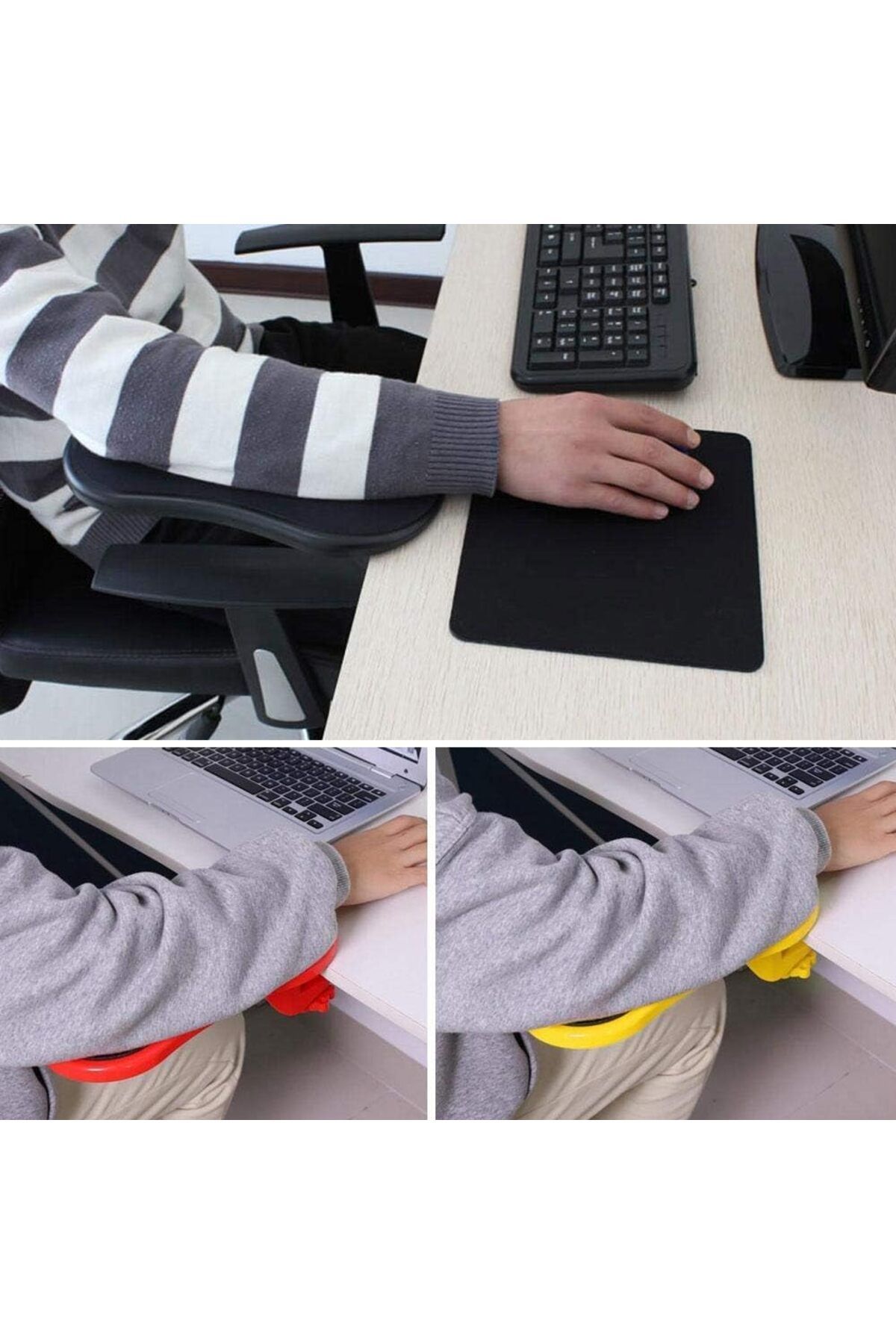 erorex-Computer Arm Rest Ergonomic Adjustable Arm Support For Desk Arm Shoulder Support For Home And Office 2