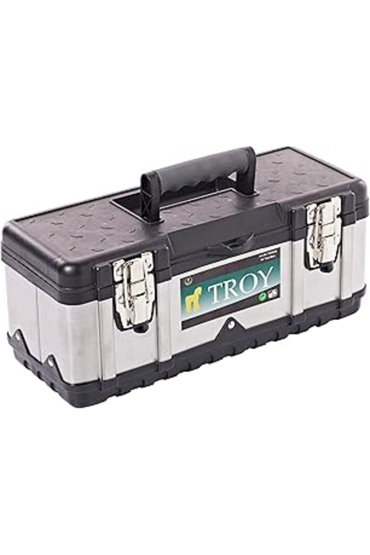 Pazarcan Troy T 91016, Metal Takım Çantası (16"), Siyah, Gri