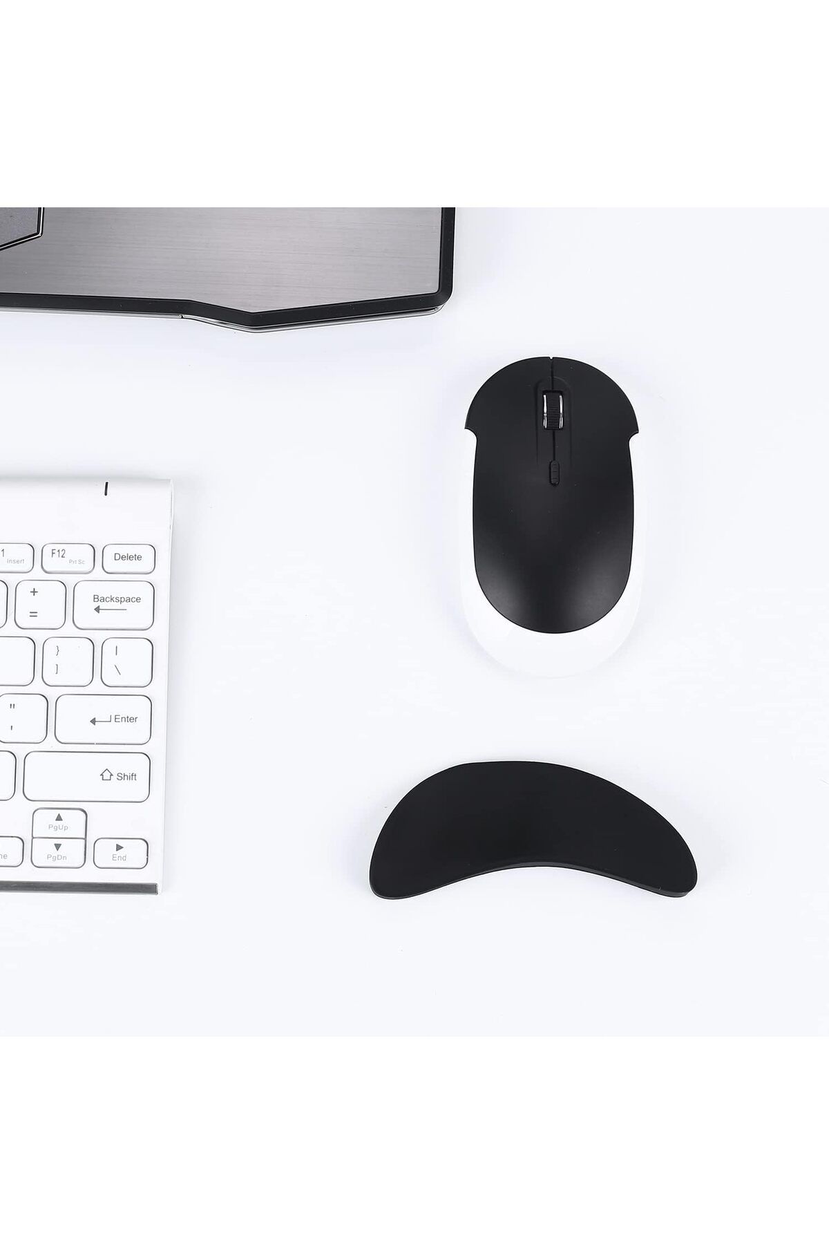 erorex-2 Pcs Ergonomic Gliding Palm Rest Soft Cooling Material Sliding Wrist Pad That Moves With Your 2