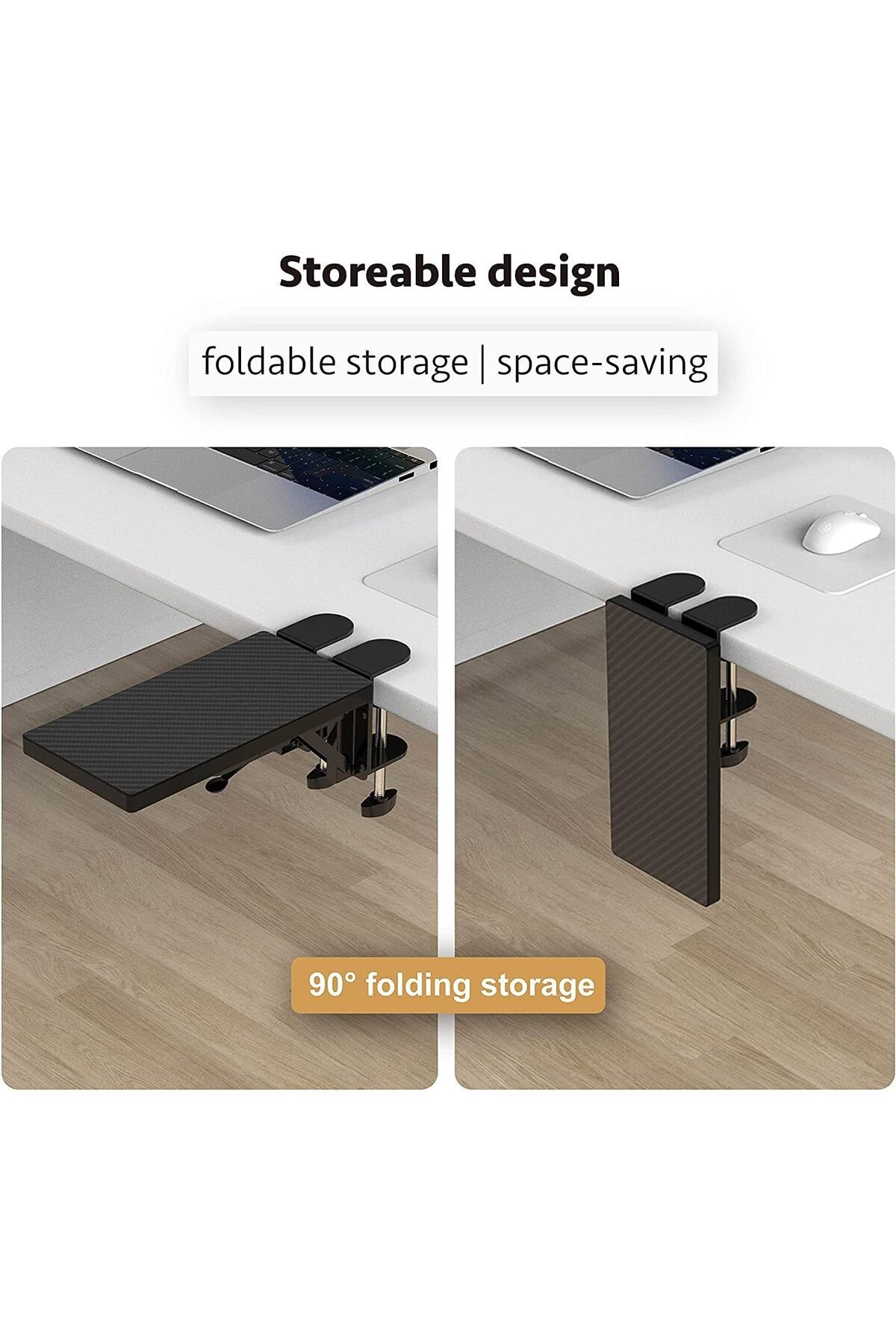 erorex-Wrist Rests Computer Arm Support Bracket Suitable For Office Desks Sturdy Mouse Arm Support 3