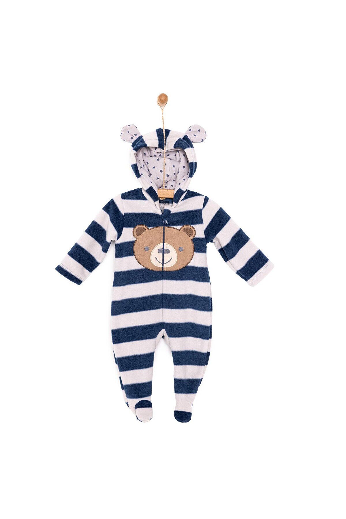 کت و شلوار پشمی کلاهدار نوزاد HelloBaby برای نوزاد پسر ebebek Hello Baby