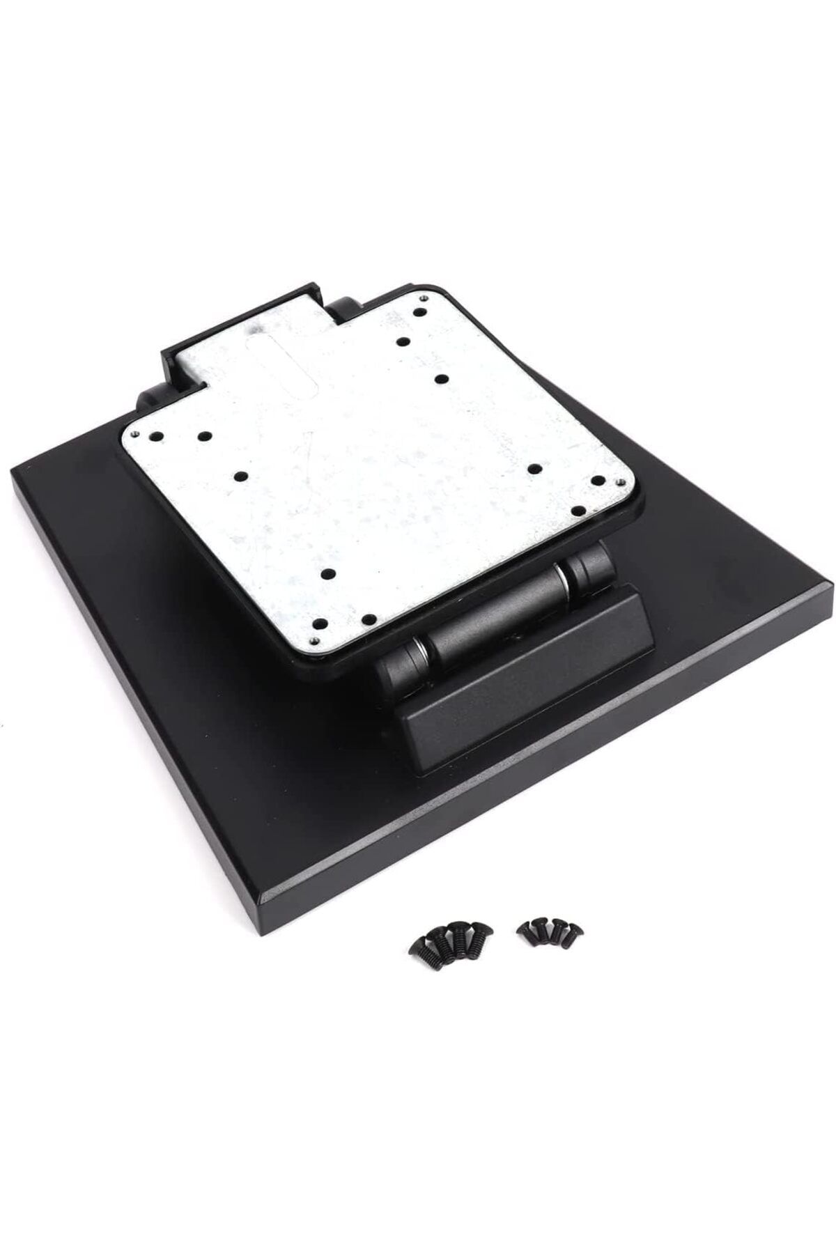 erorex-Lay Flat Monitor Stand Metal Foldable Low Profile Monitor Stands Adjustable Lcd Monitor Stand With 4