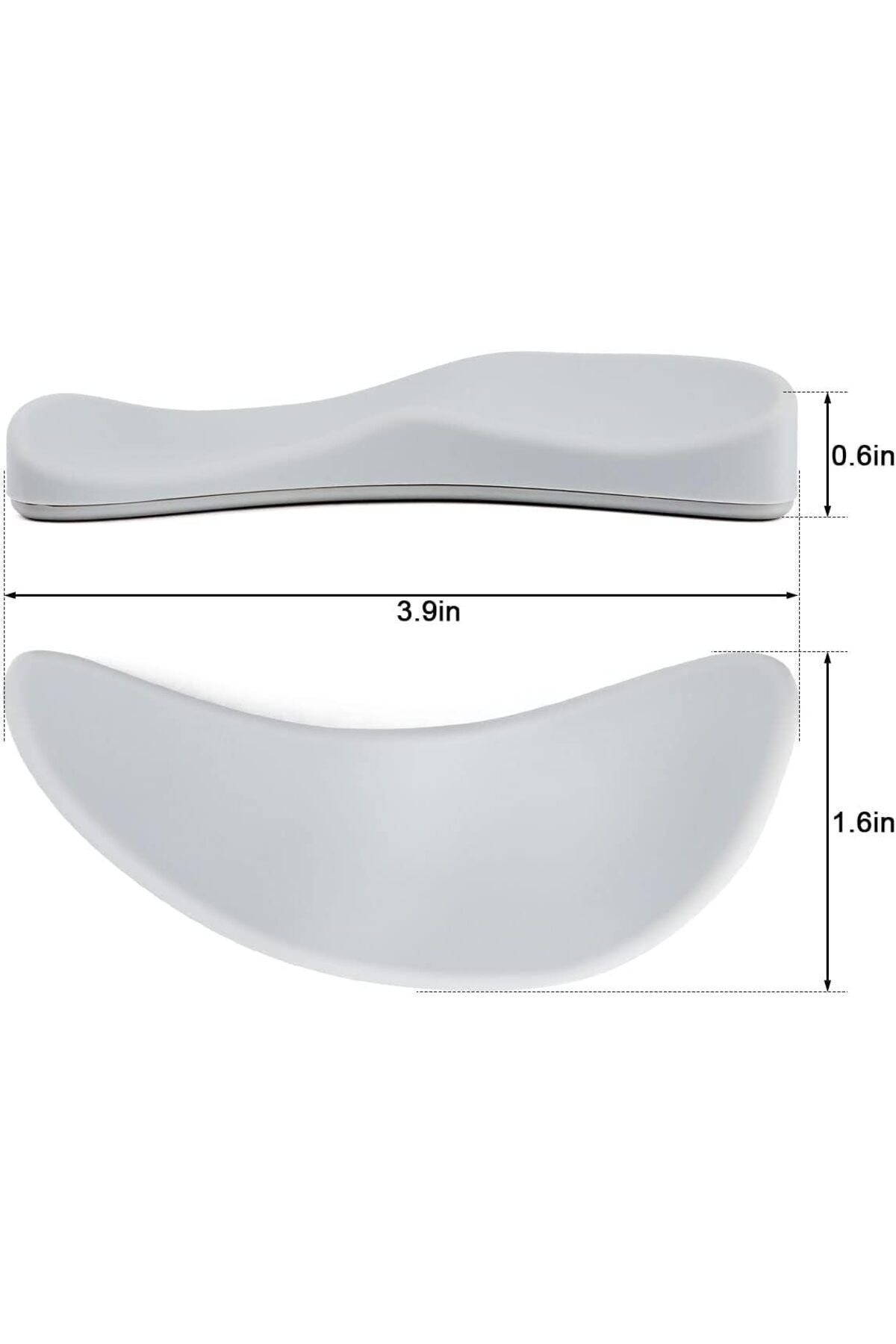erorex-2 Pcs Ergonomic Mouse Wrist Rest Support Pad Cushion Gliding Wrist Support Pad Palm Rest Sliding 4