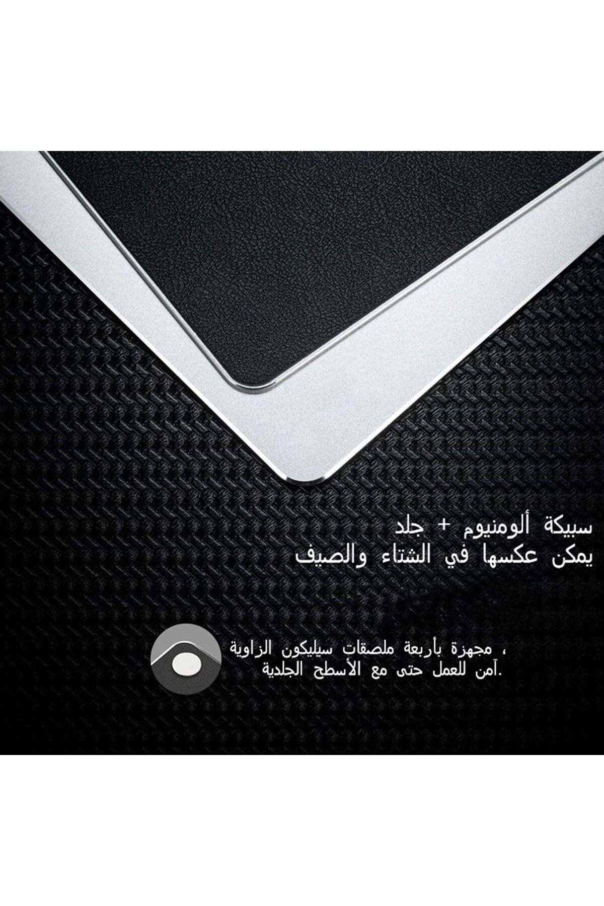 erorex-لوحة ماوس من الألومنيوم مزدوجة الجوانب مقاومة للماء، ناعمة وسريعة التحكم ودقيقة، لوحة ماوس للألعاب 3