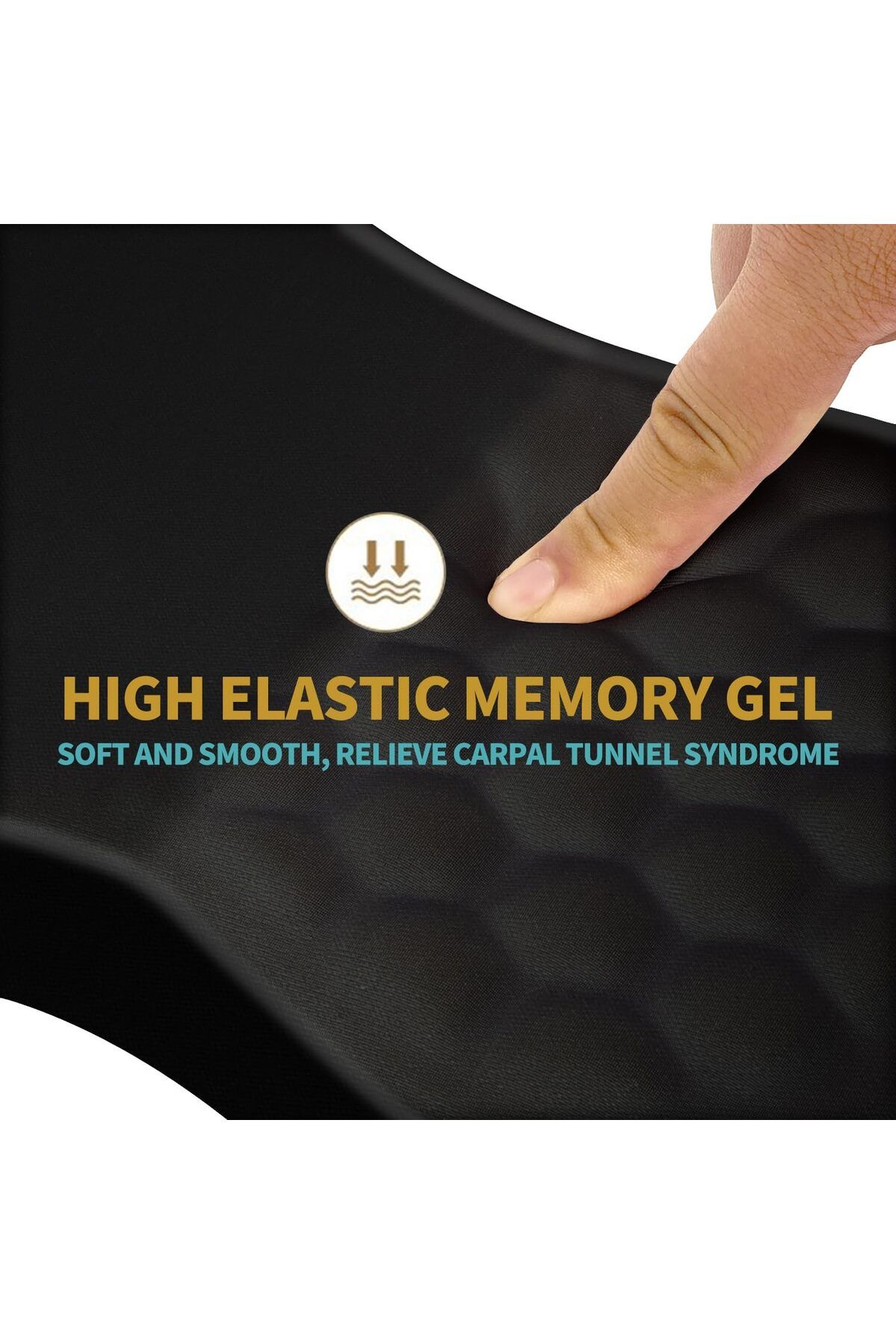 erorex-Ergonomic Mouse Pad Wrist Support With Massage Design Wrist Rest Pain Relief Mousepad With Memory 3
