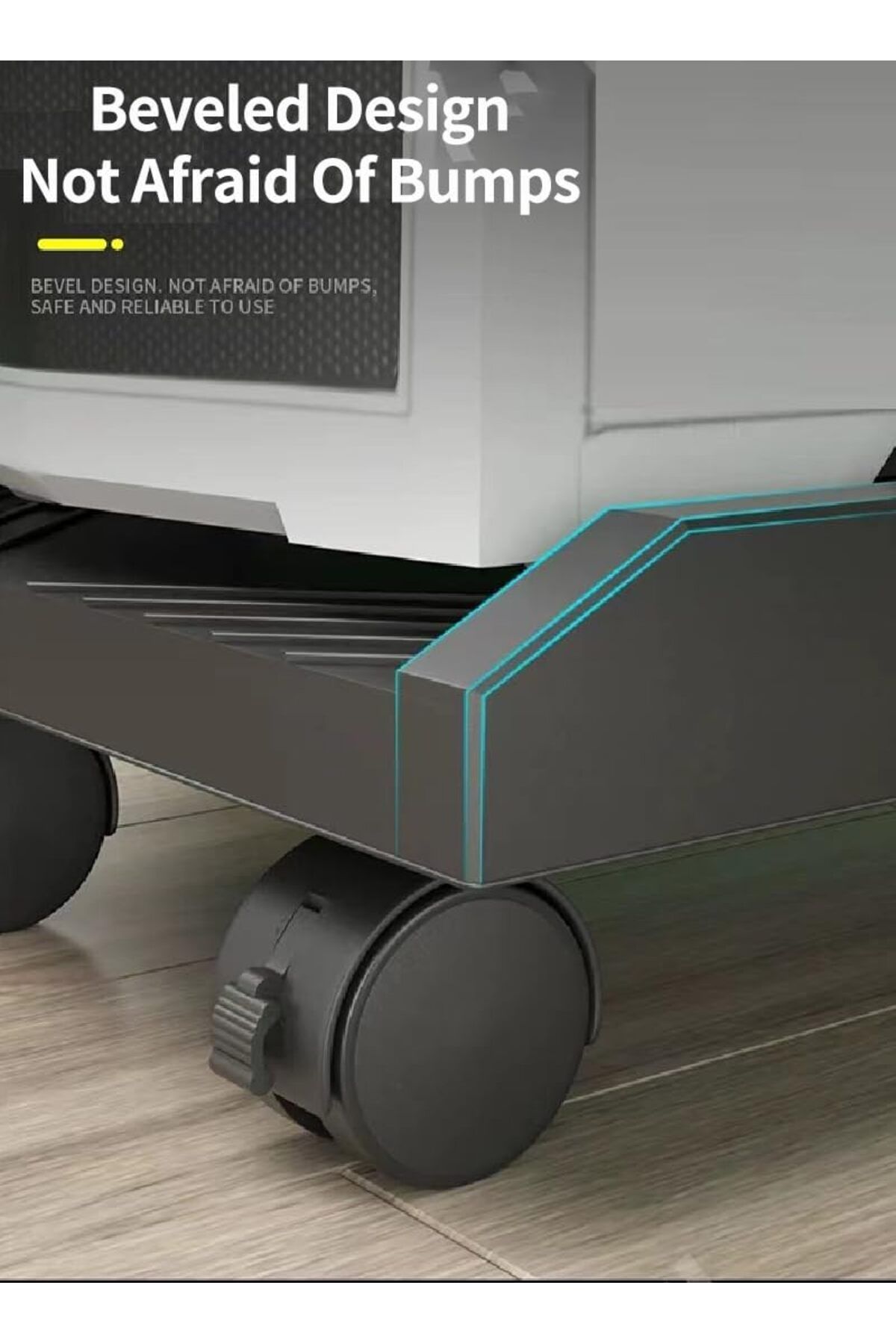 erorex-Mobile Cpu Stand Computer Tower Stand With Locking Caster Wheel Fits Most Gaming Pc Under Home 2