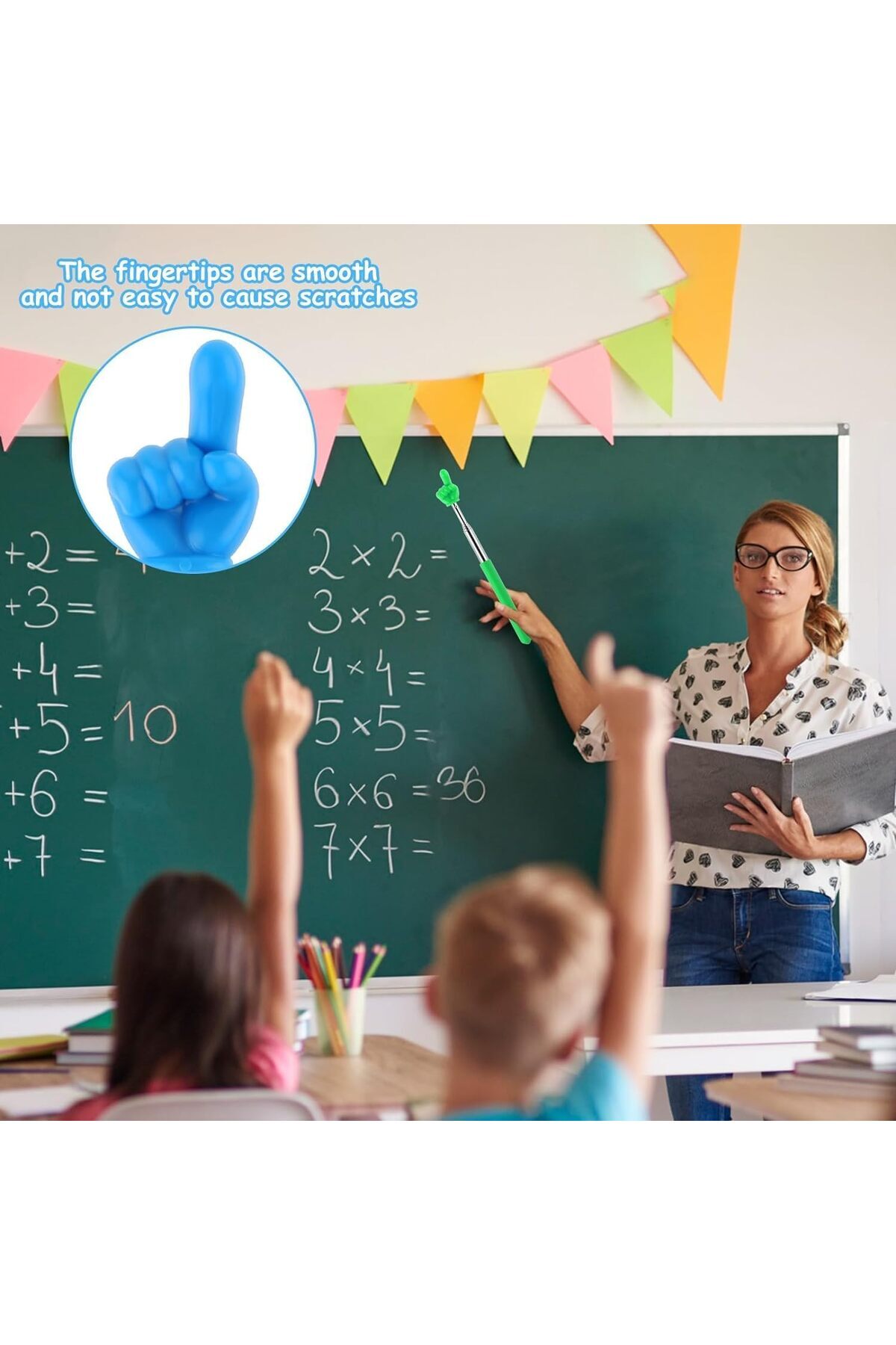 erorex-Telescopic Teachers Pointer 3Pcs Extendable Pointing Stick Retractable Pointer Whiteboard Pointer 4