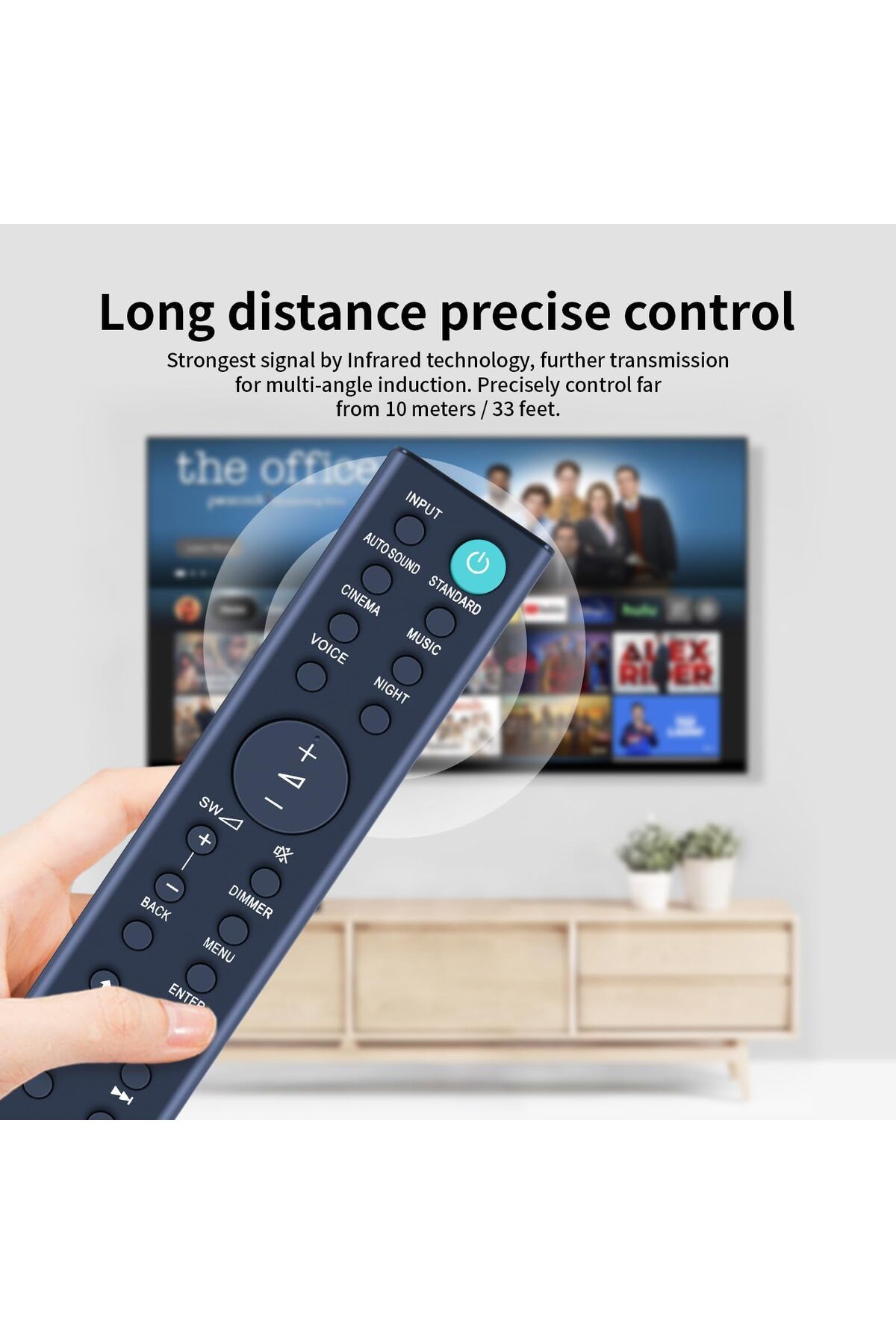 erorex-Rc901V Fmr1 Replaced Ir No Voice Remote Control Fit For Tcl Android Smart Tv 3