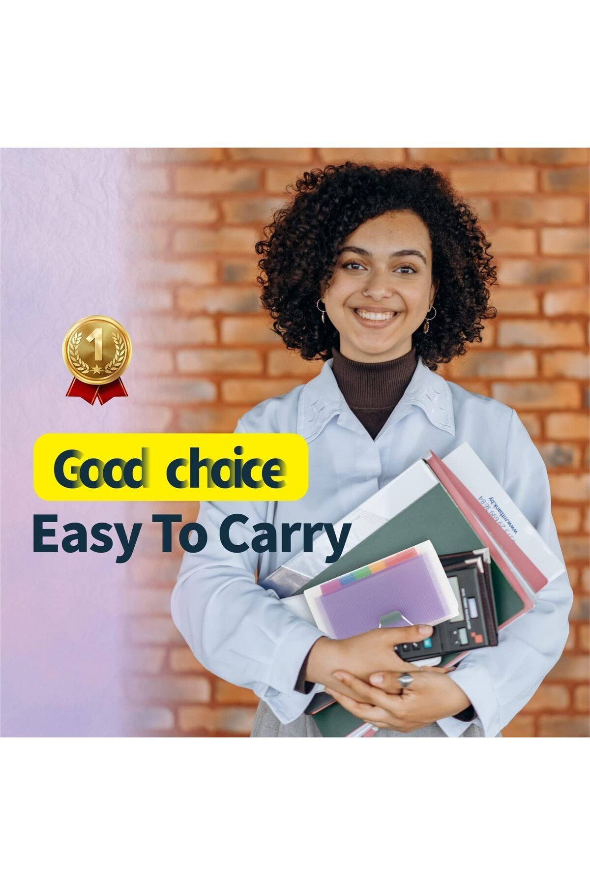 erorex-منظم ملفات صغير، عبوتان، 13 جيبًا، مجلدات ملفات صغيرة قابلة للتوسيع، مقاس A6، محمولة باليد 3