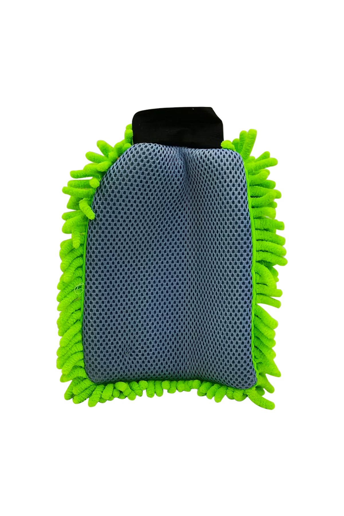 KENT-Car Care Microfibre Wash & Dry Pack – Noodle Glove Mitt Green & Drying Towel for Car Cleaning 4