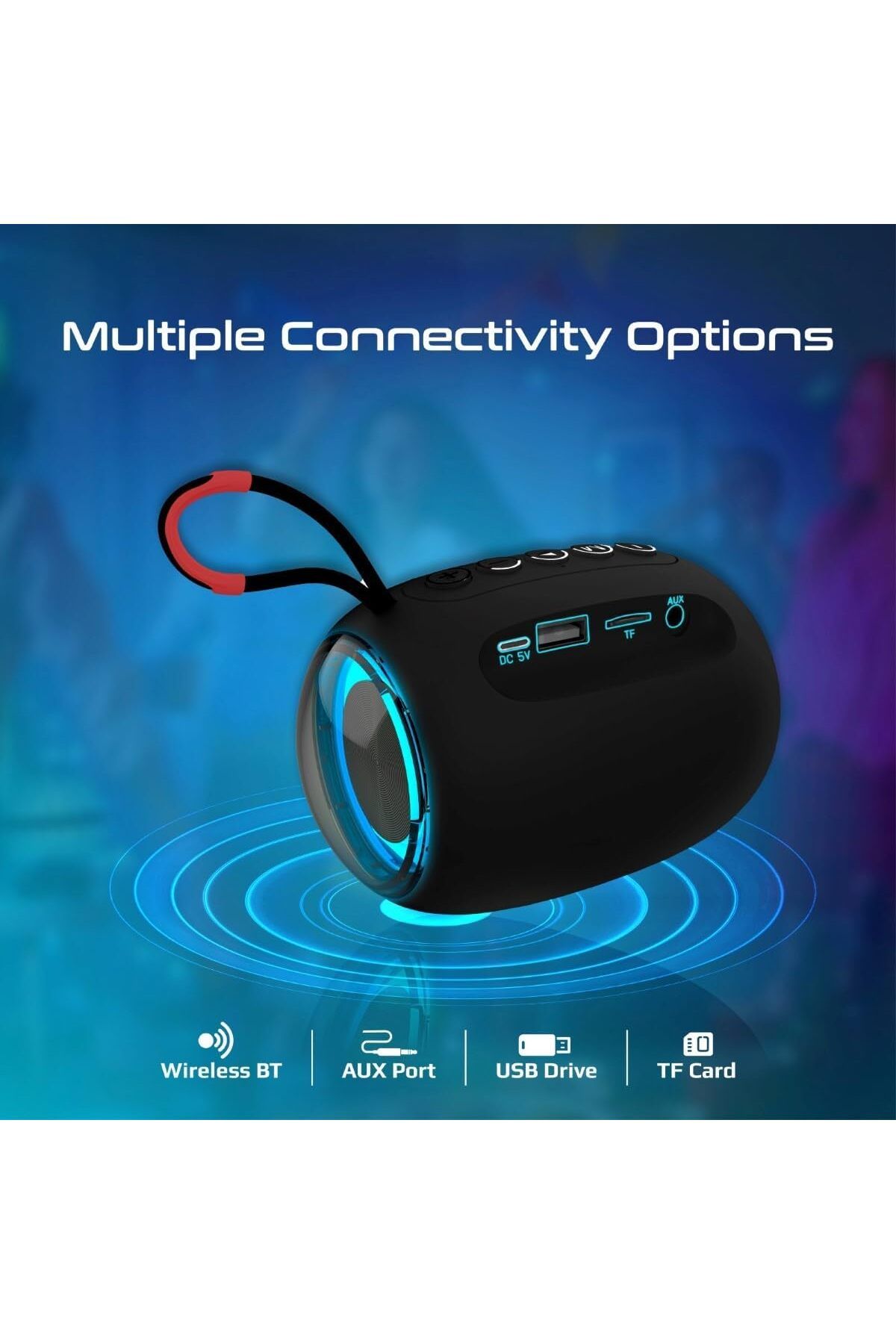 erorex-Wireless Charger Bluetooth Speaker Stylish Smart Desk Lamp With 10W Powerful True Wireless Speaker 5