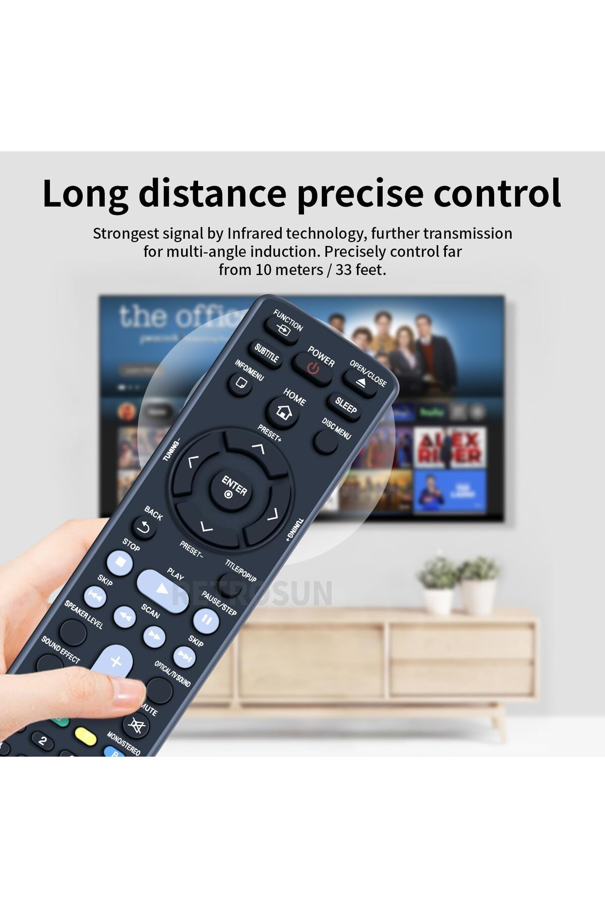erorex-Rc901V Fmr1 Voice Remote Control Replacement Fit For Tcl Smart Lcd Led Tvs 2