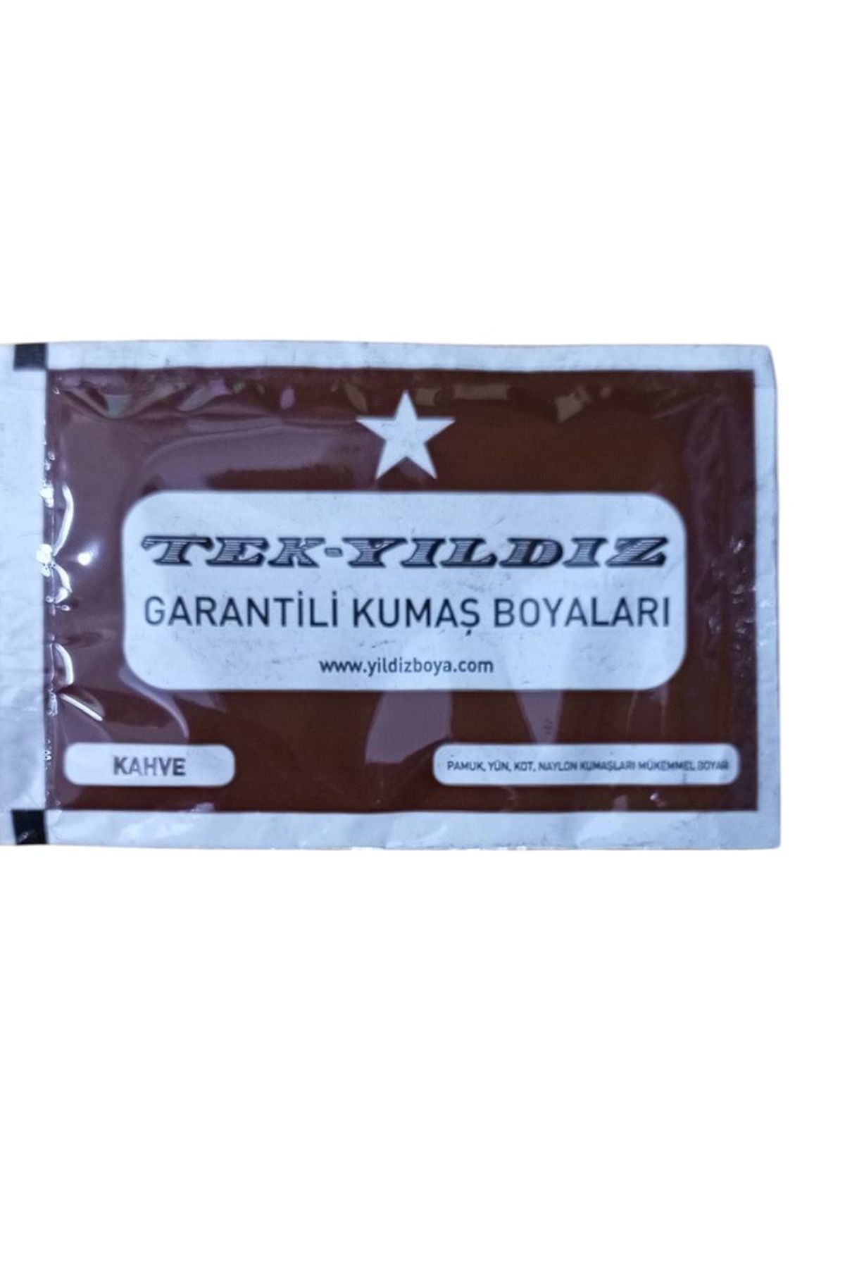 Kezban Tekstil TEK-YILDIZ Kumaş Boyası toz  1 Adet 12 gr