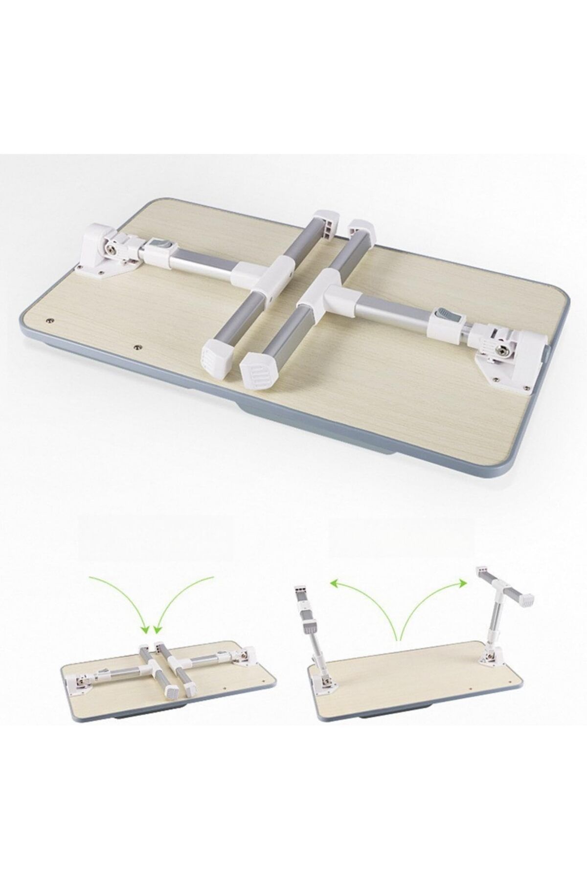 erorex-Adjustable Laptop Bed Tray Table Laptop Desk For Bed Portable Lap Desks With Foldable Legs Computer 5