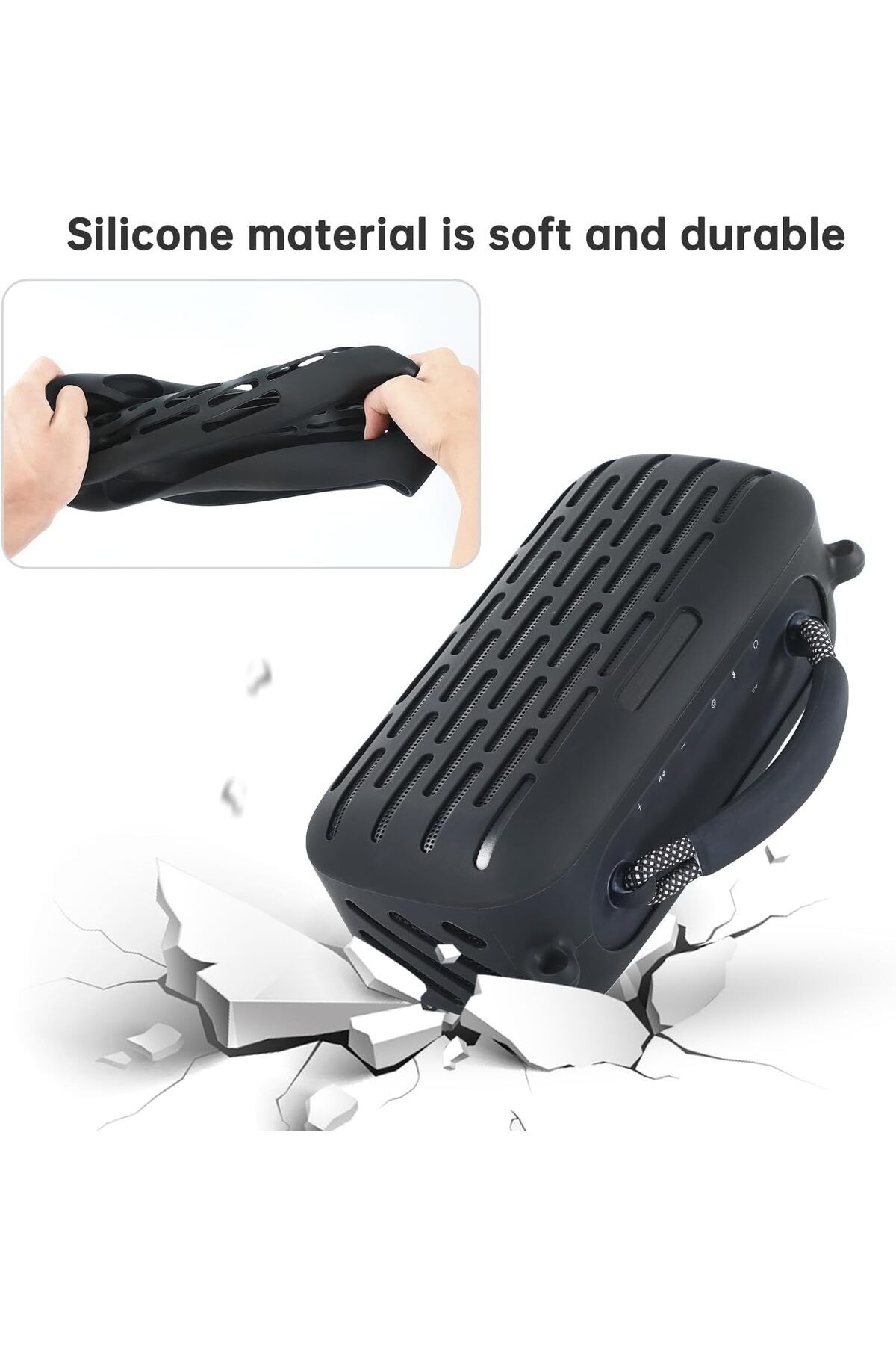 erorex-Bumblebee Helmet Speaker Wireless Bluetooth Speaker Portable Helmet Speaker Dual Built In Speakers 5
