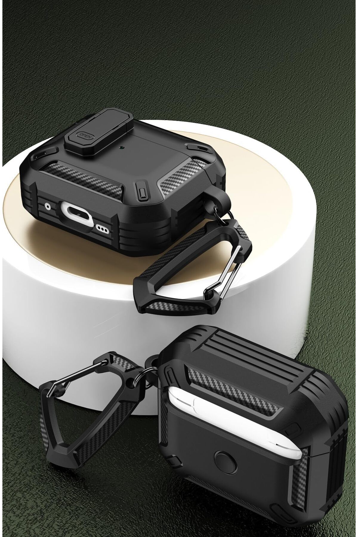 erorex-جراب شفاف مضاد للاصفرار لأجهزة Airpods من الجيل الرابع متوافق مع Airpods 4 Gen 2024 USB C 4