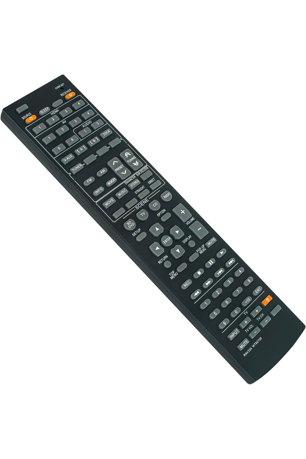 erorex-جهاز تحكم عن بعد بديل Wz34080 مناسب لنظام مكبر الصوت Yamaha ونظام مكبر الصوت والفيديو Pdx 11 Pdx 2