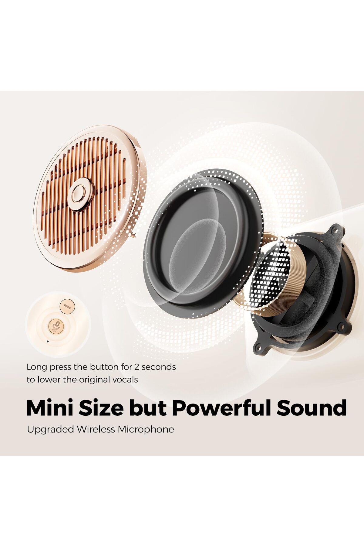 erorex-Microphone Bluetooth Pairing Double Mark Duet Ktv Singing Mode Original Singing Can Be Switched 5