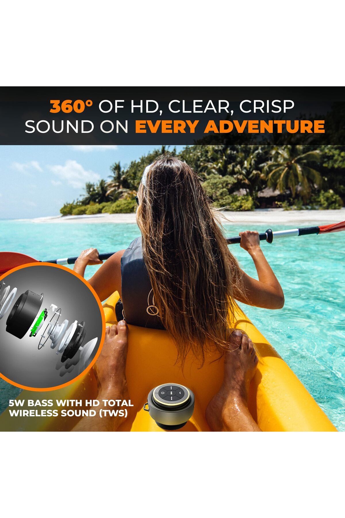 erorex-Bts 2013 16 Watts Mono Channel Portable Bluetooth Speaker With Usb Sd Card Usb Mmc Tf Bt Aux 4