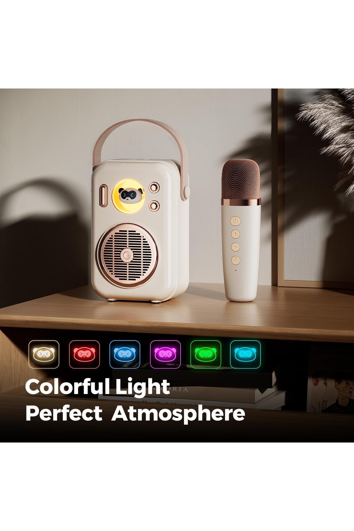 erorex-Microphone Bluetooth Pairing Double Mark Duet Ktv Singing Mode Original Singing Can Be Switched 6