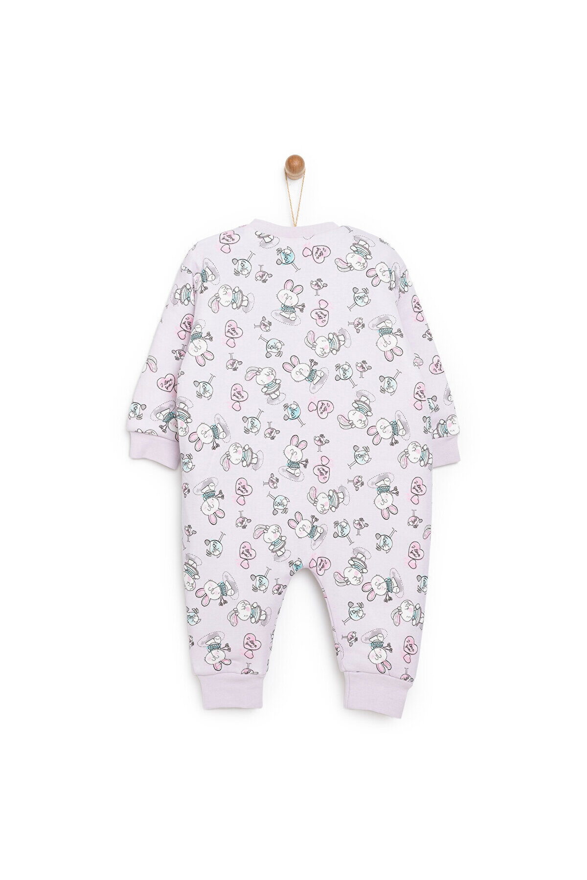 ebebek Hello Baby HelloBaby Kız Bebek Uyku Tulum İnterlok Fermuarlı 2 TOG Bisiklet Yaka Uzun Kol fotoğrafı 2 (önizleme)