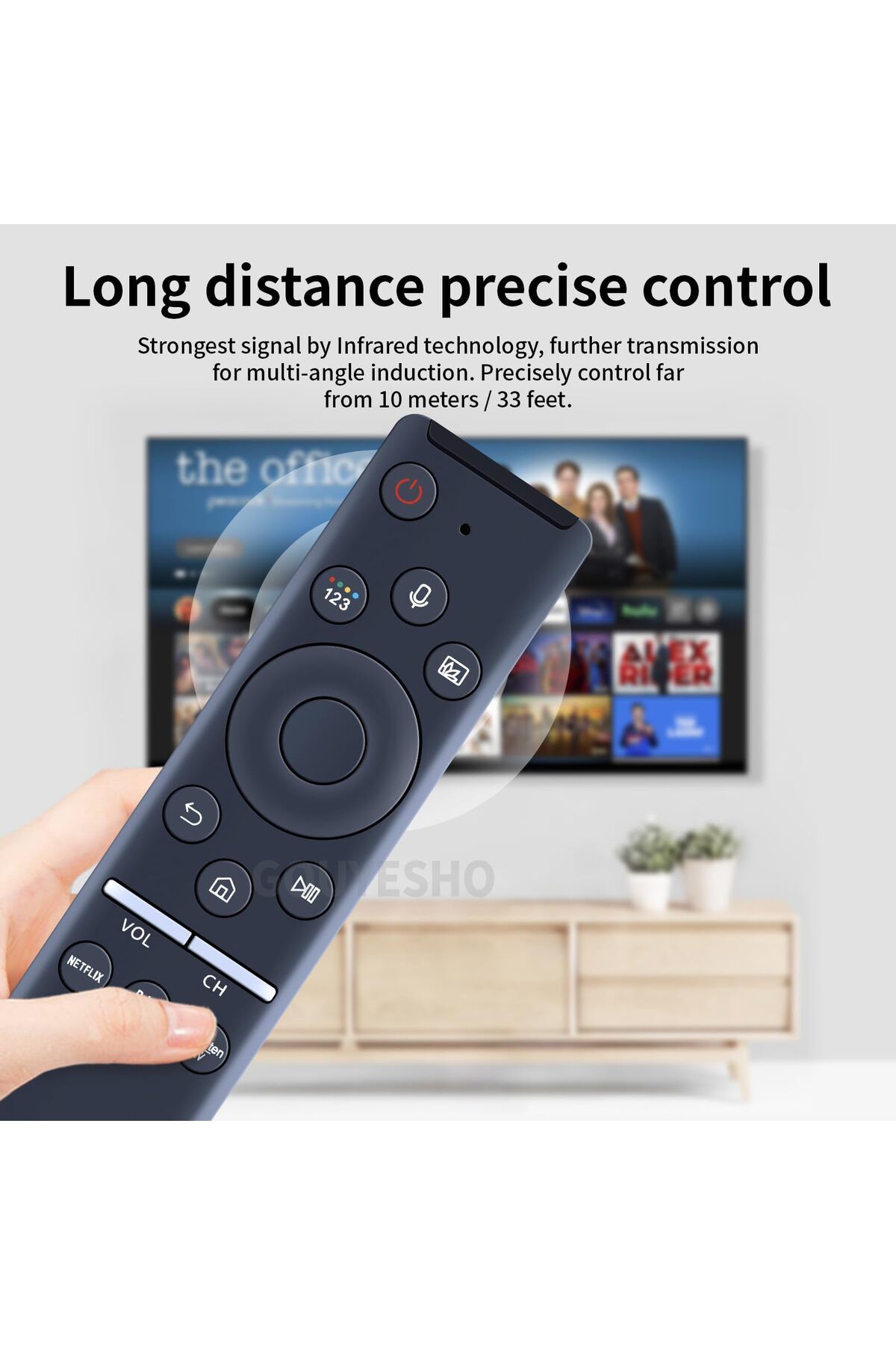 erorex-Smart Voice Replacement Remote Control For Mecool Google G10 Reference And Goolge Chromecast With 6