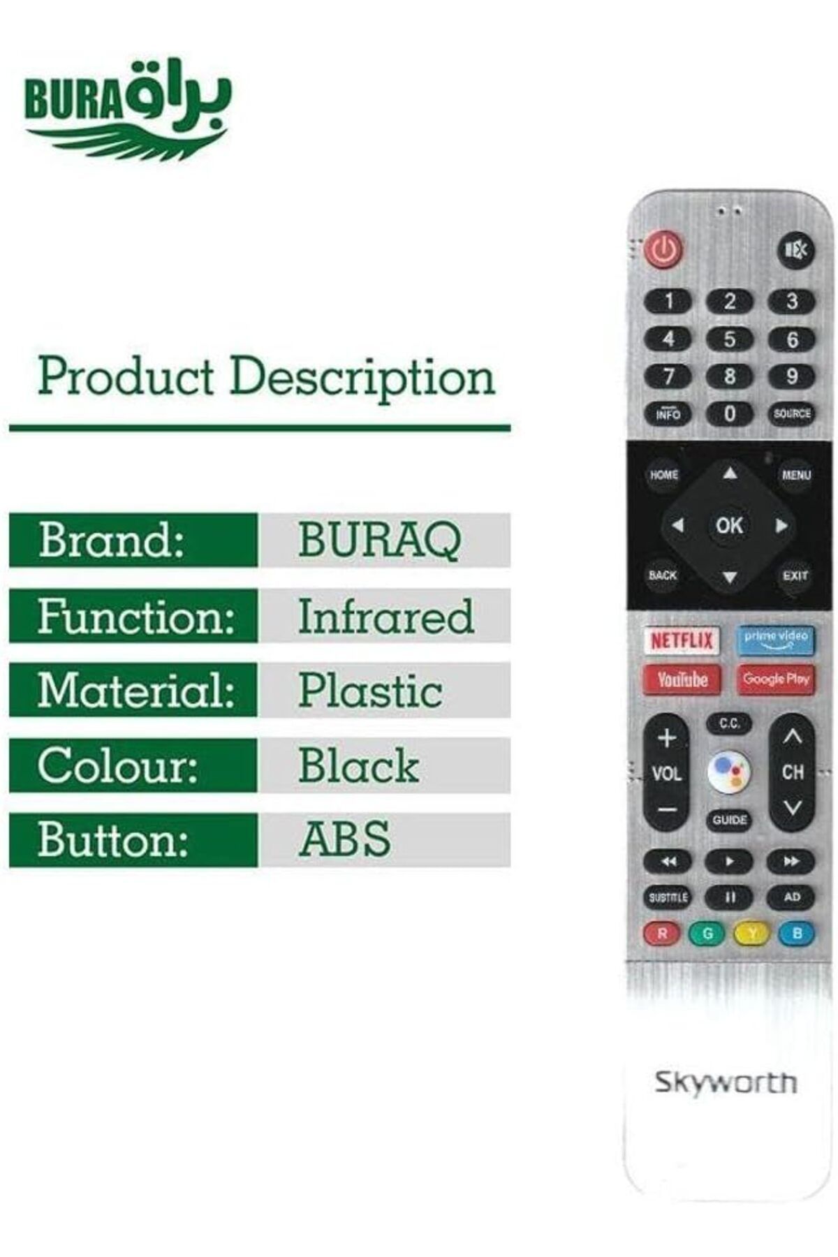 erorex-Replacement Remote Control For Dansat True View 777 Minsd1055 Srb1C1 Satellite Receiver 2