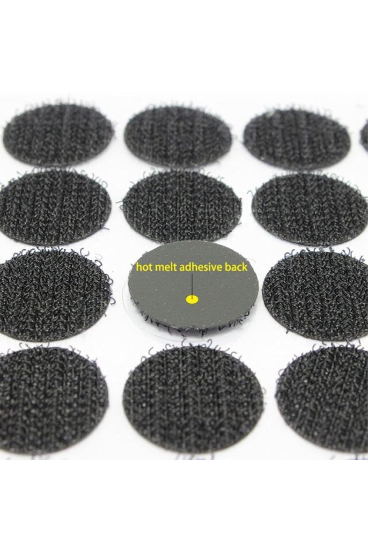 erorex-Hook And Loop Dots With Adhesive 102 Sets 15Mm Diameter Nylon Sticky Back Hook Coins For Diy Crafts 5