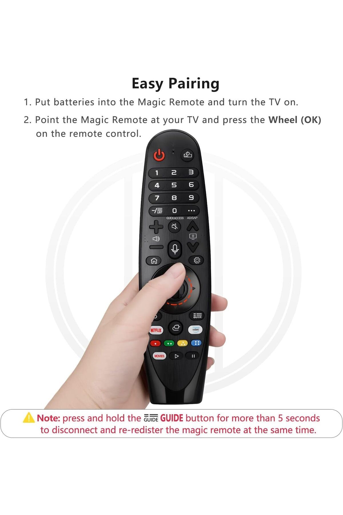 erorex-New Replacement Tcl Rc802V Remote Control Fit For Tcl Smart Tv Remote 3