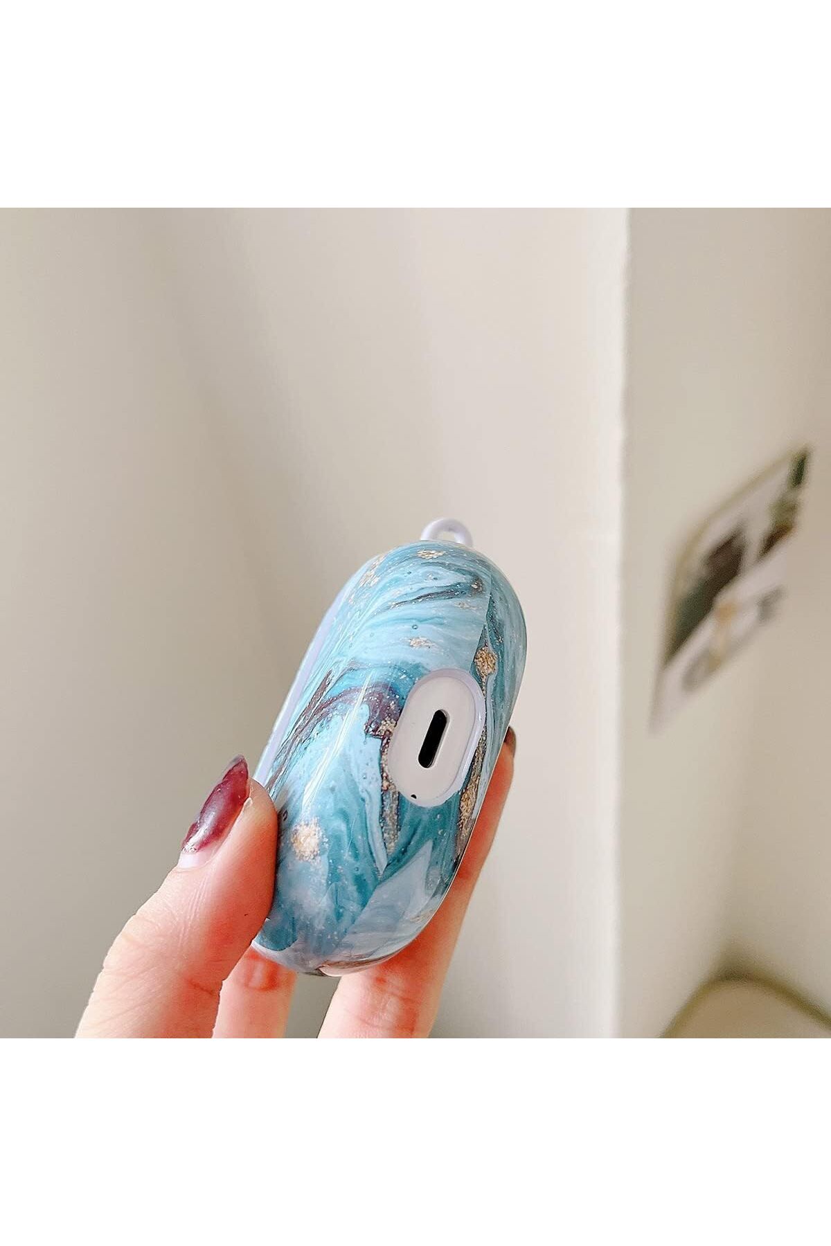 erorex-Soft Silicone Case Compatible With Realme Buds T310 Wireless Earbuds Full Body Protection Silicone 3