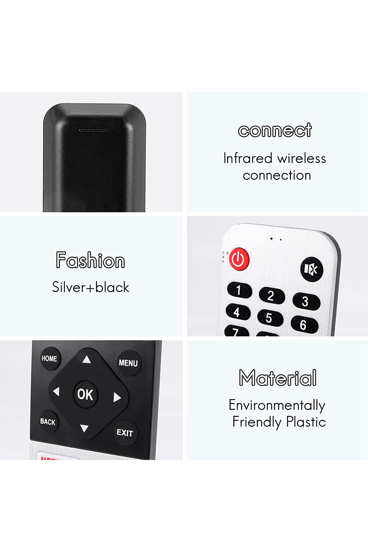 erorex-G10Bts Remote Control Bluetooth 5.0 Air Mouse Ir Learning Gyroscope Wireless Infrared Remote 4