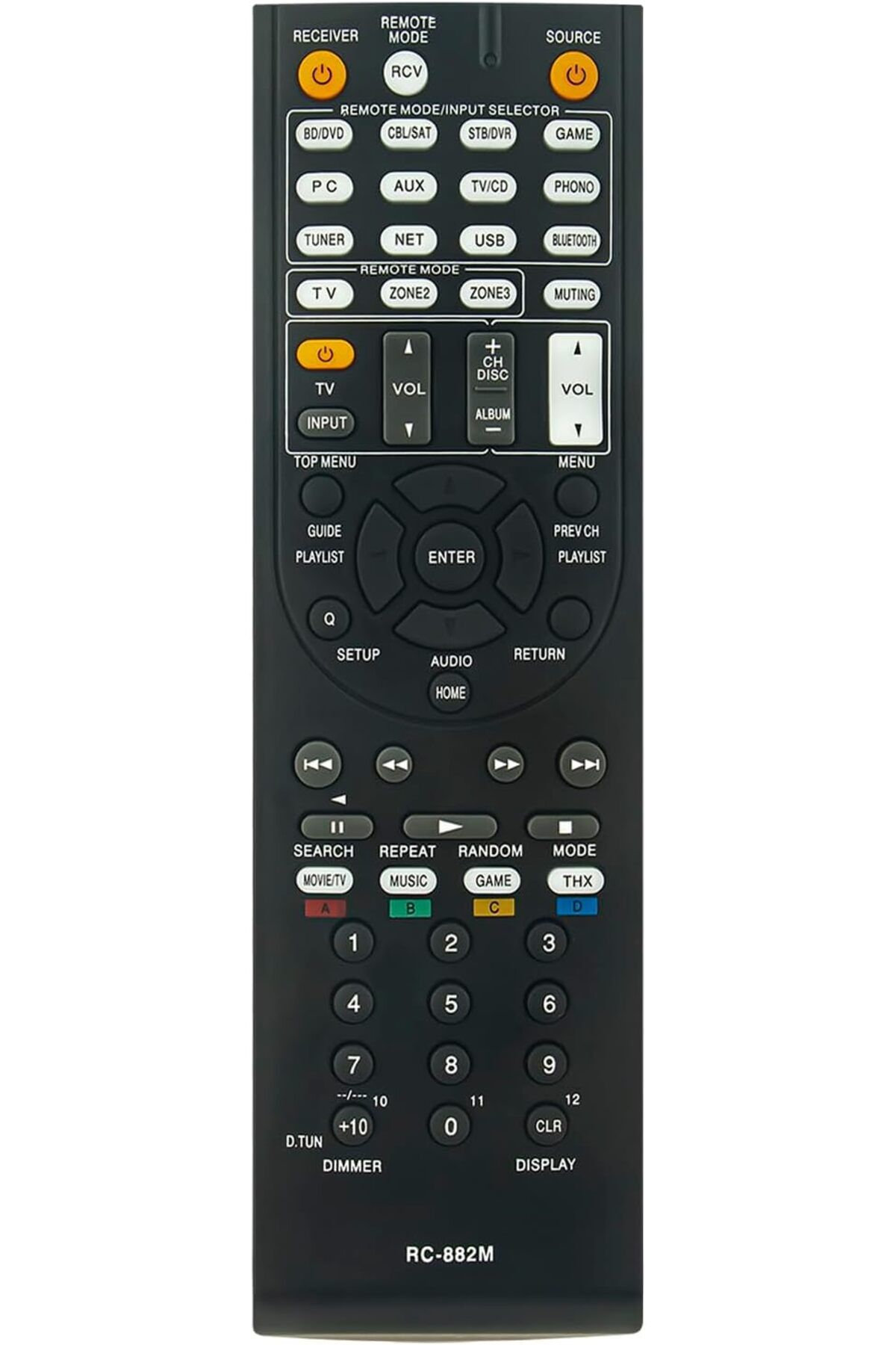 erorex-Rc5504D Replaced Remote Control Fit For Supersonic Smart Led Lcd Hdtv Sc 1511 Sc 1311 Rc5504D Sc 1